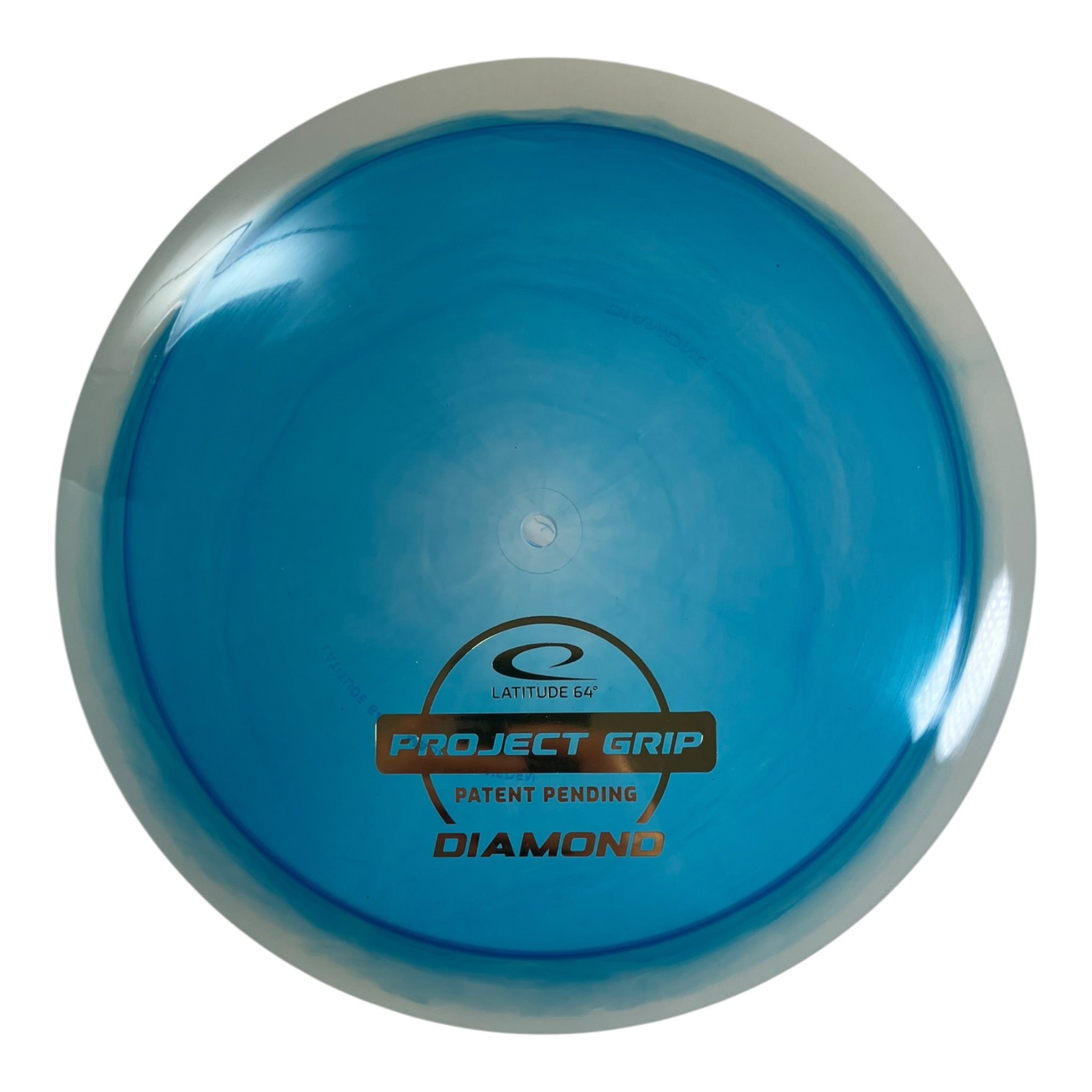 Latitude 64 Diamond | Project Grip | Blue/Gold 164g (Patent Pending) Disc Golf