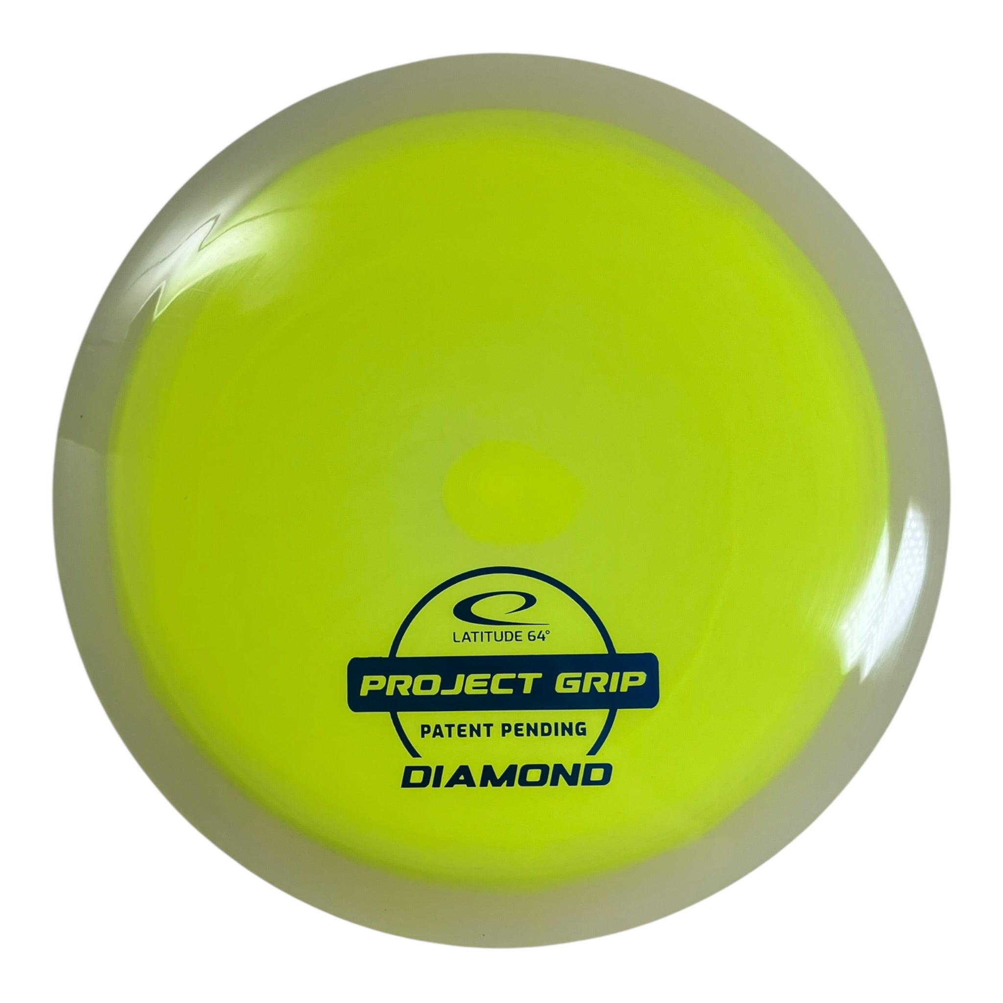 Latitude 64 Diamond | Project Grip | Yellow/Blue 160g (Patent Pending) Disc Golf