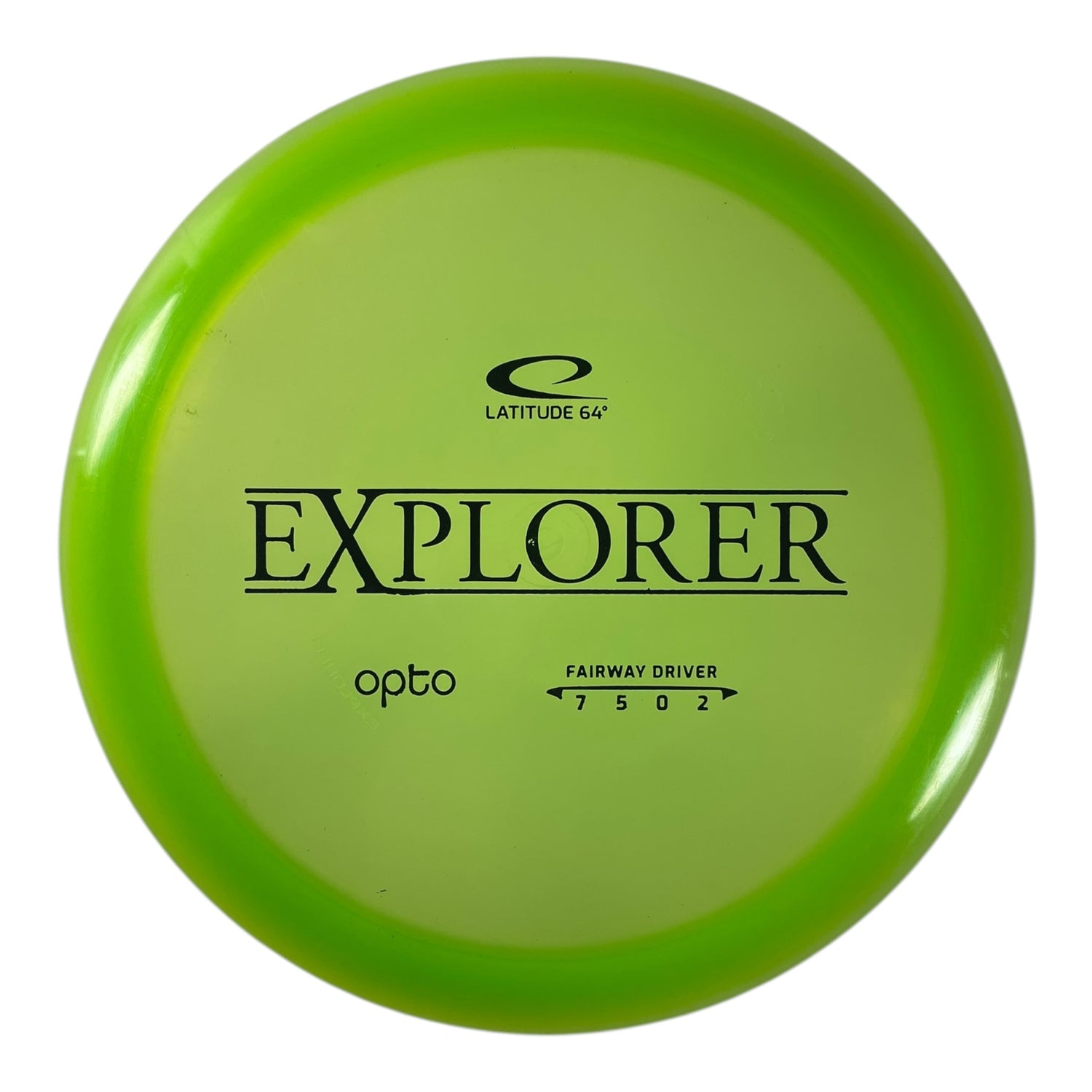 Latitude 64 Explorer | Opto | Green/Black 173g Disc Golf