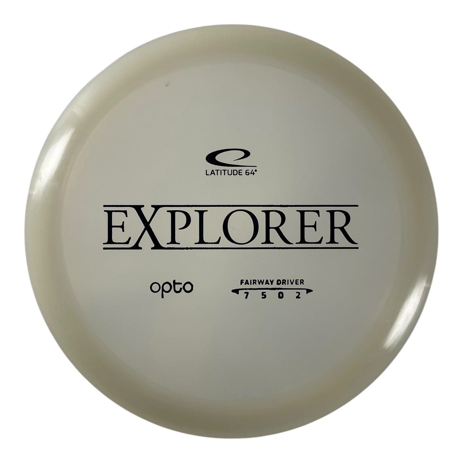 Latitude 64 Explorer | Opto | White/Black 173g Disc Golf