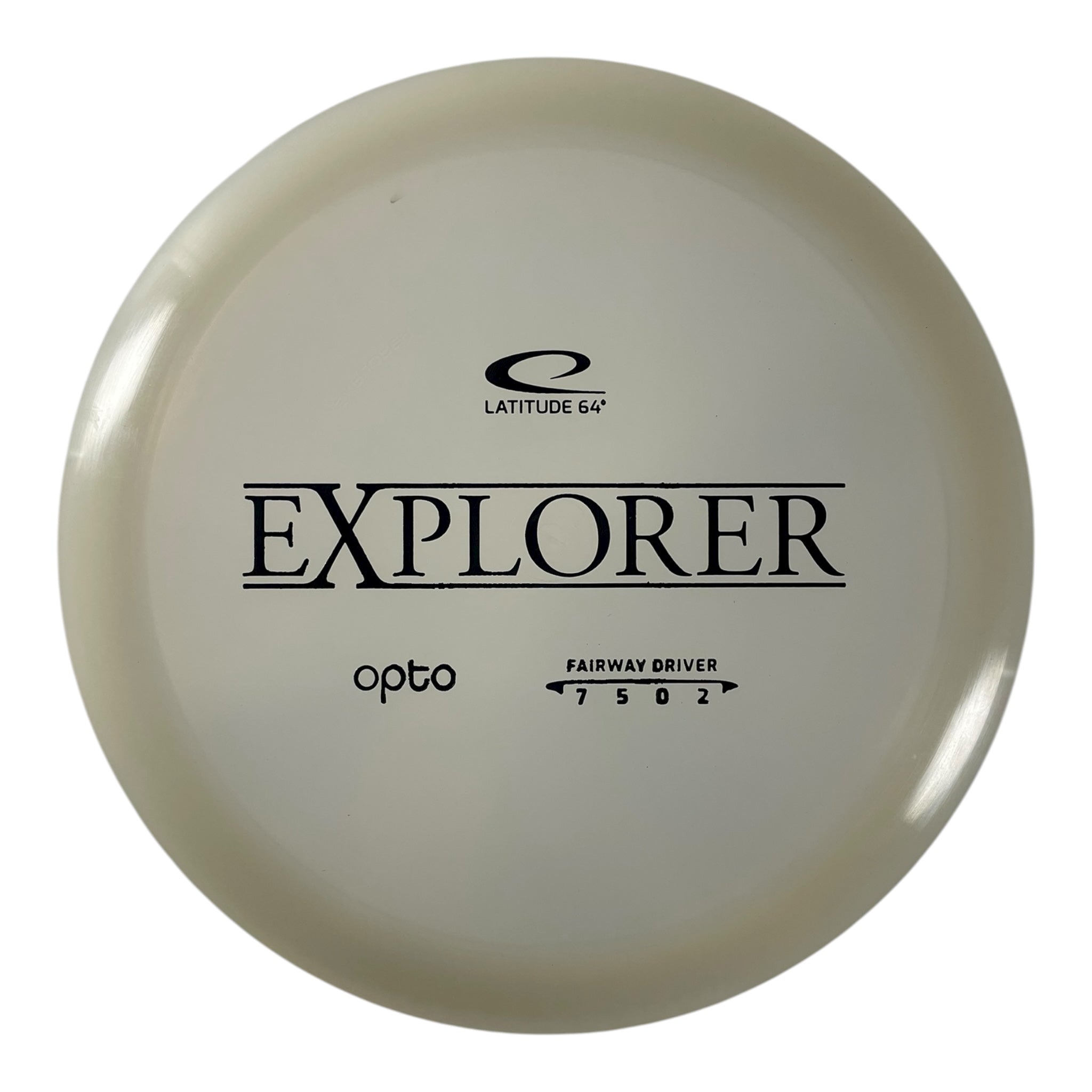 Latitude 64 Explorer | Opto | White/Black 173g Disc Golf