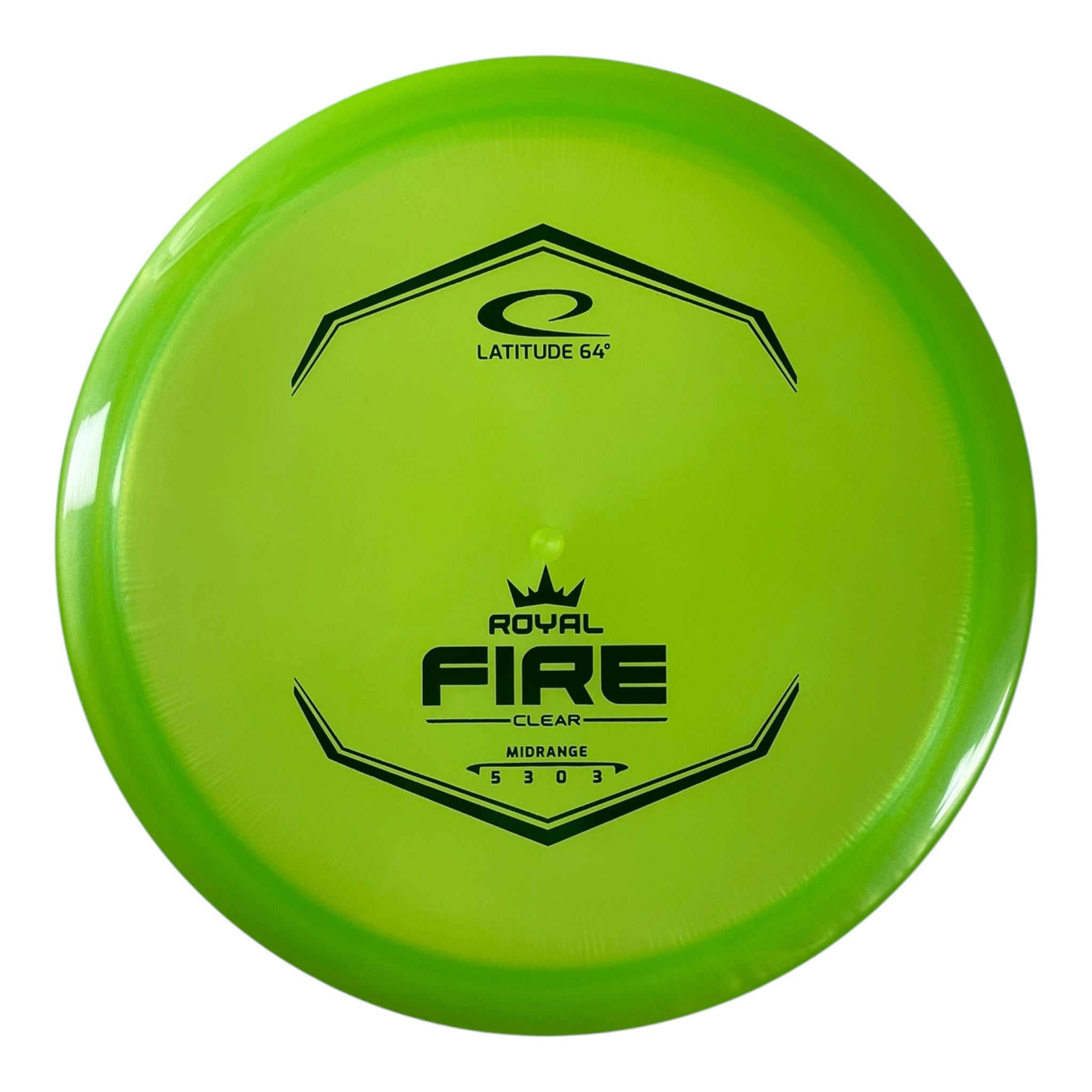 Latitude 64 Fire | Clear | Green/Green 175g Disc Golf