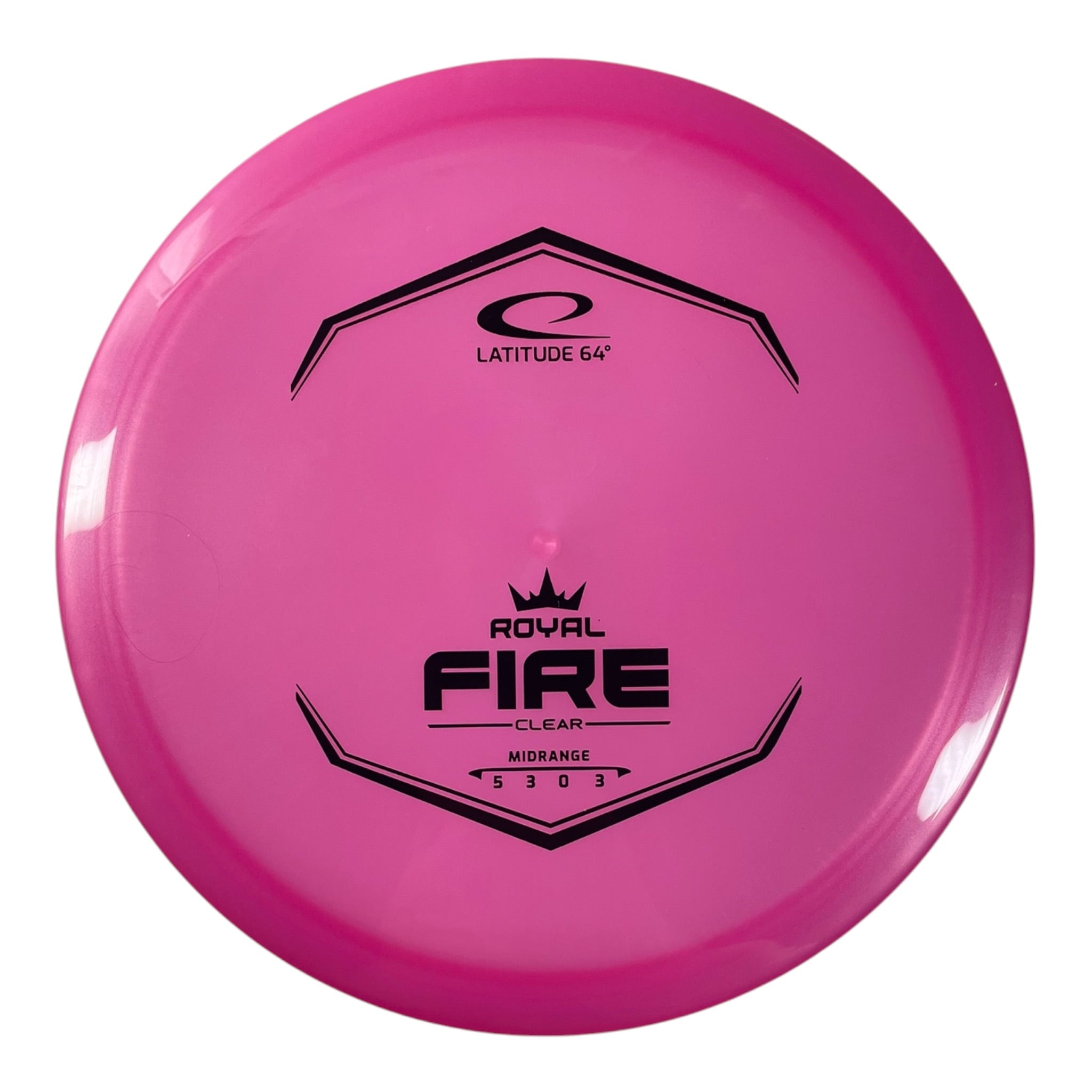 Latitude 64 Fire | Clear | Pink/Black 174g Disc Golf