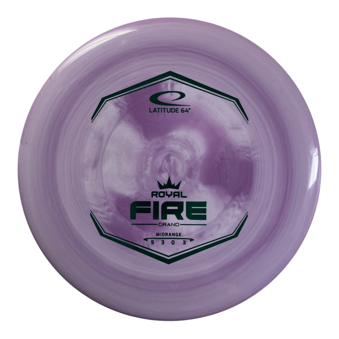 Latitude 64 Fire | Royal Grand | Purple/Green 175g Disc Golf