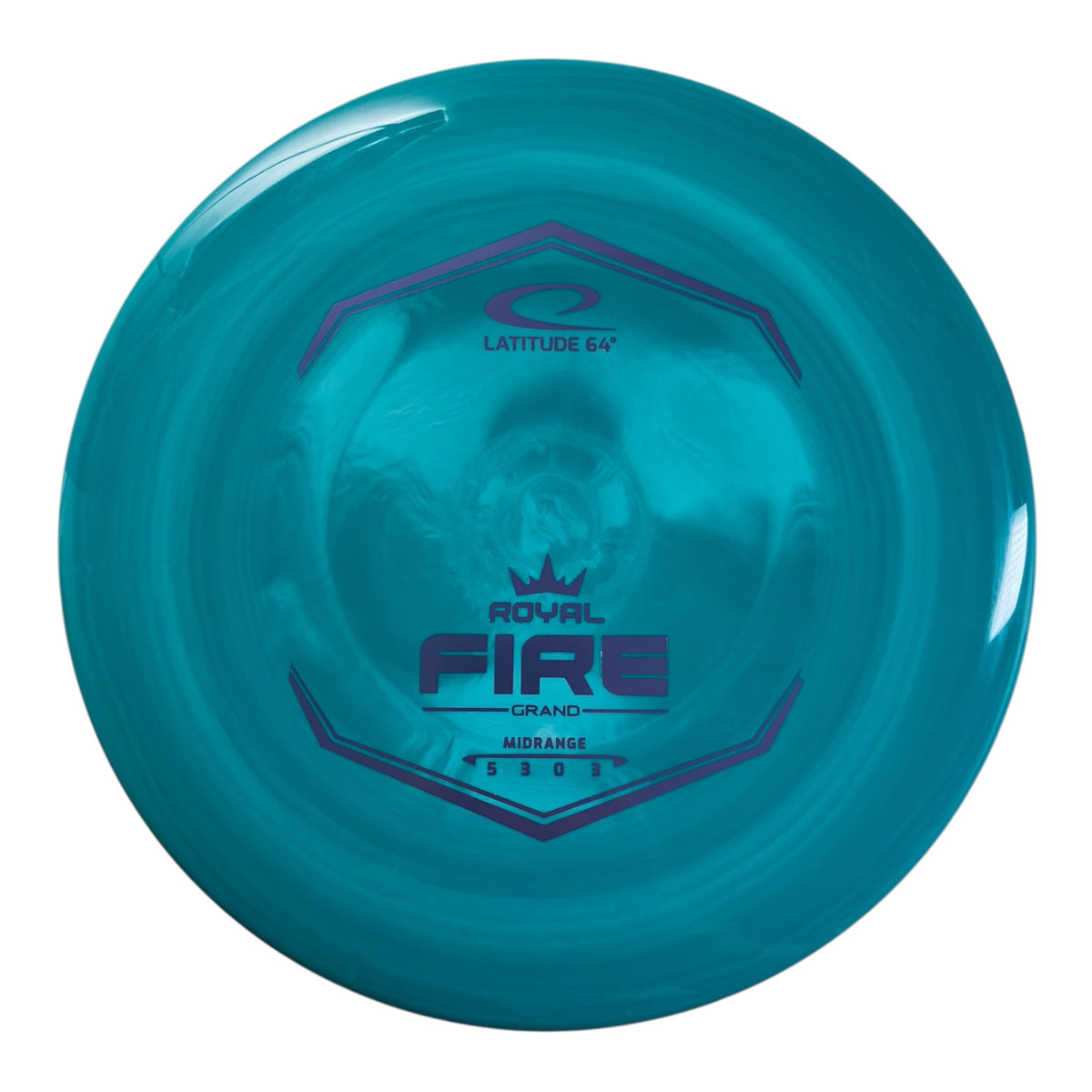 Latitude 64 Fire | Royal Grand | Teal/Purple 173-175g Disc Golf