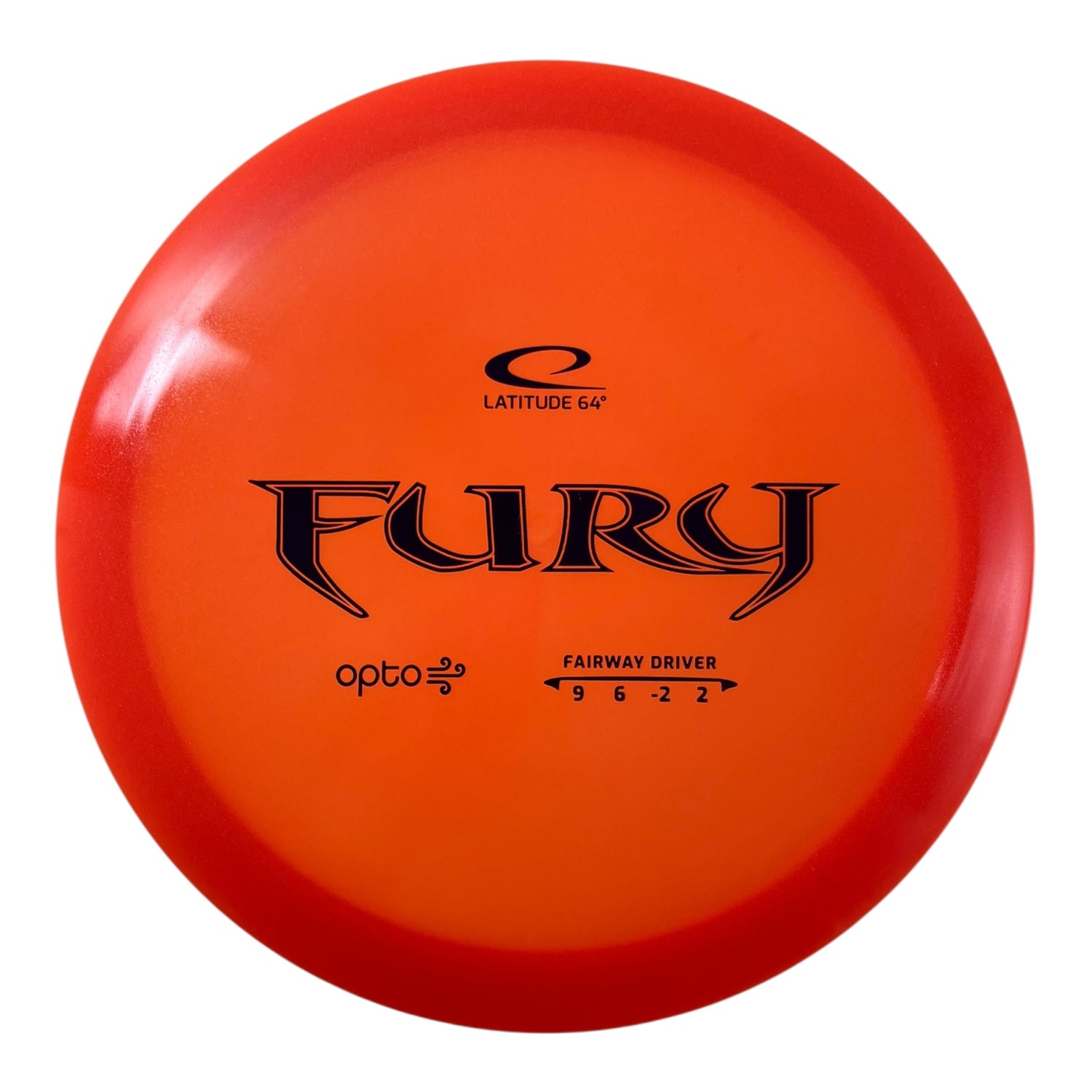 Latitude 64 Fury | Opto Air | Orange/Purple 157g Disc Golf