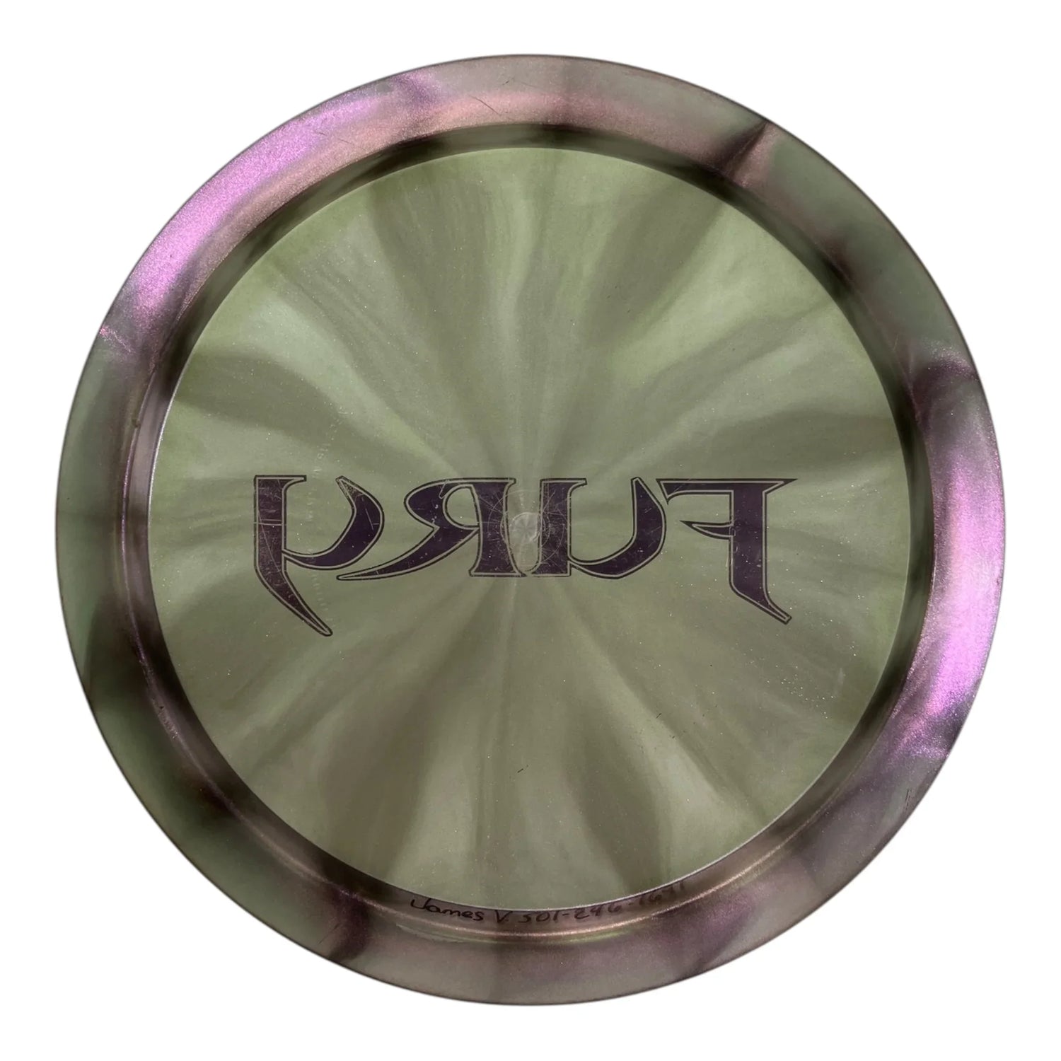 Latitude 64 Fury - Used Excellent | Opto-X Glimmer | Purple/Purple 173g Disc Golf