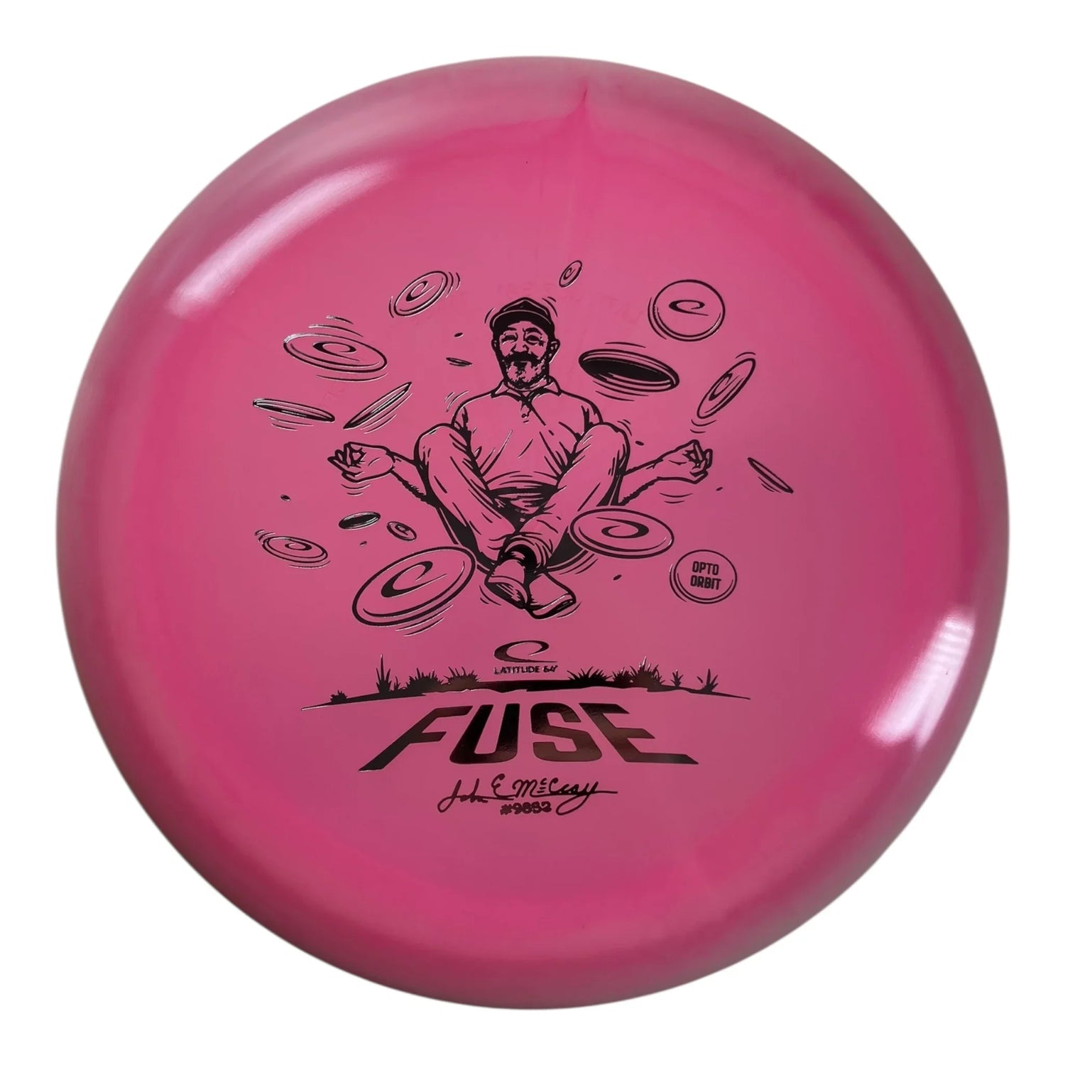 Latitude 64 Fuse | Opto Orbit | Pink/Silver 178g (JohnE McCray) Disc Golf