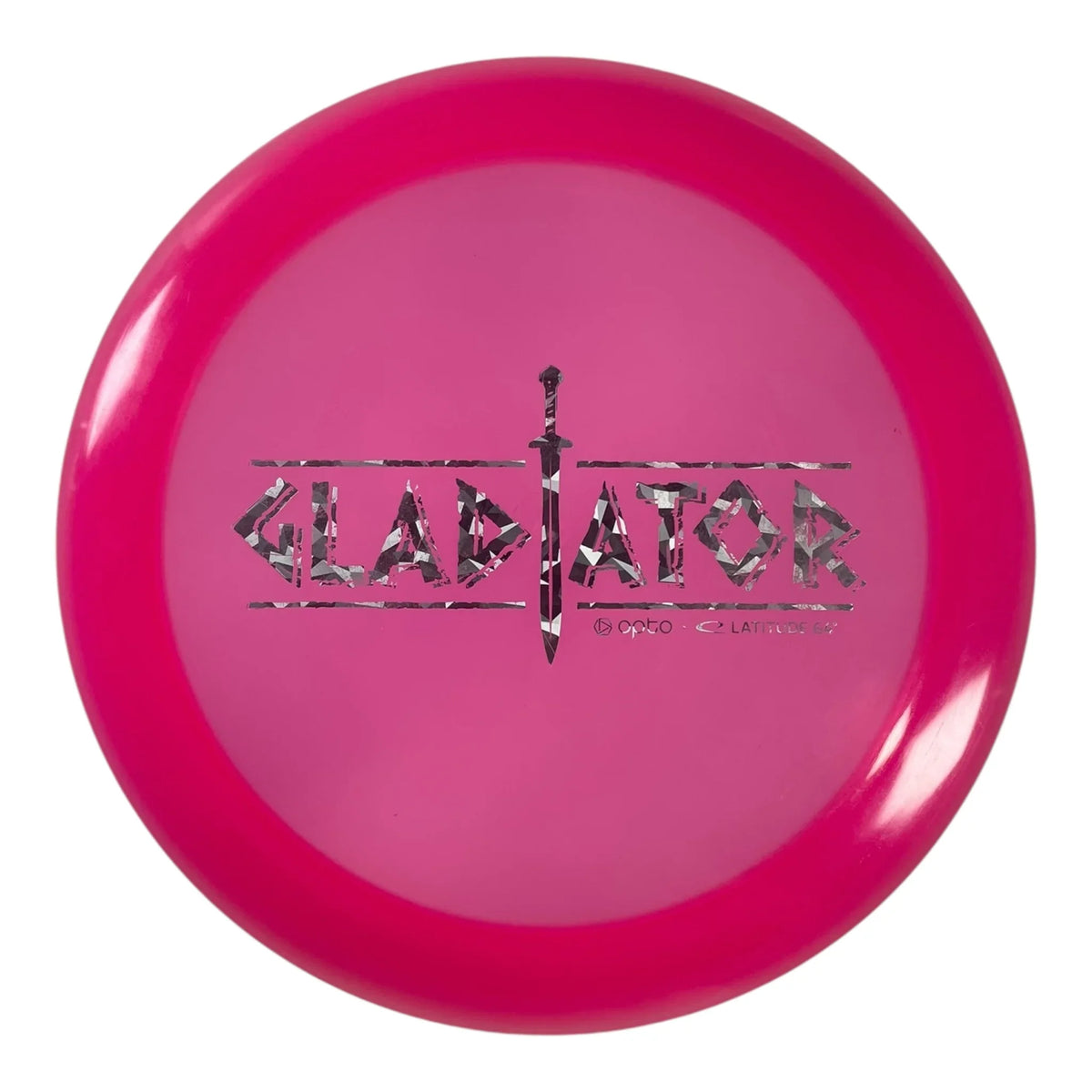 Latitude 64 Gladiator | Opto | Pink/Silver 173g (OOP) Disc Golf