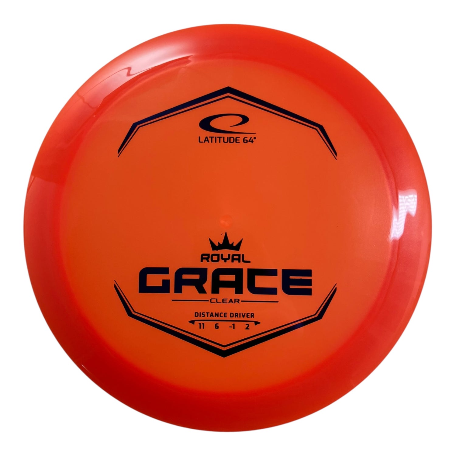 Latitude 64 Grace | Royal Clear | Orange/Blue 174g Disc Golf