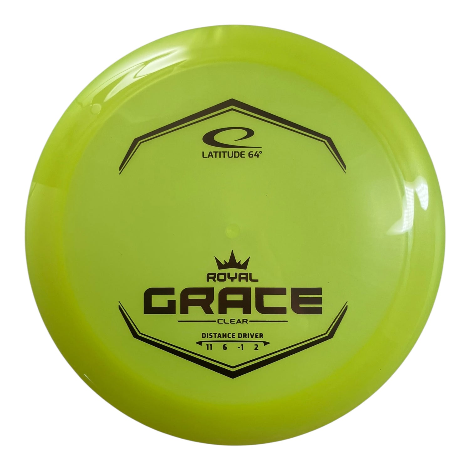 Latitude 64 Grace | Royal Clear | Yellow/Gold 174g Disc Golf