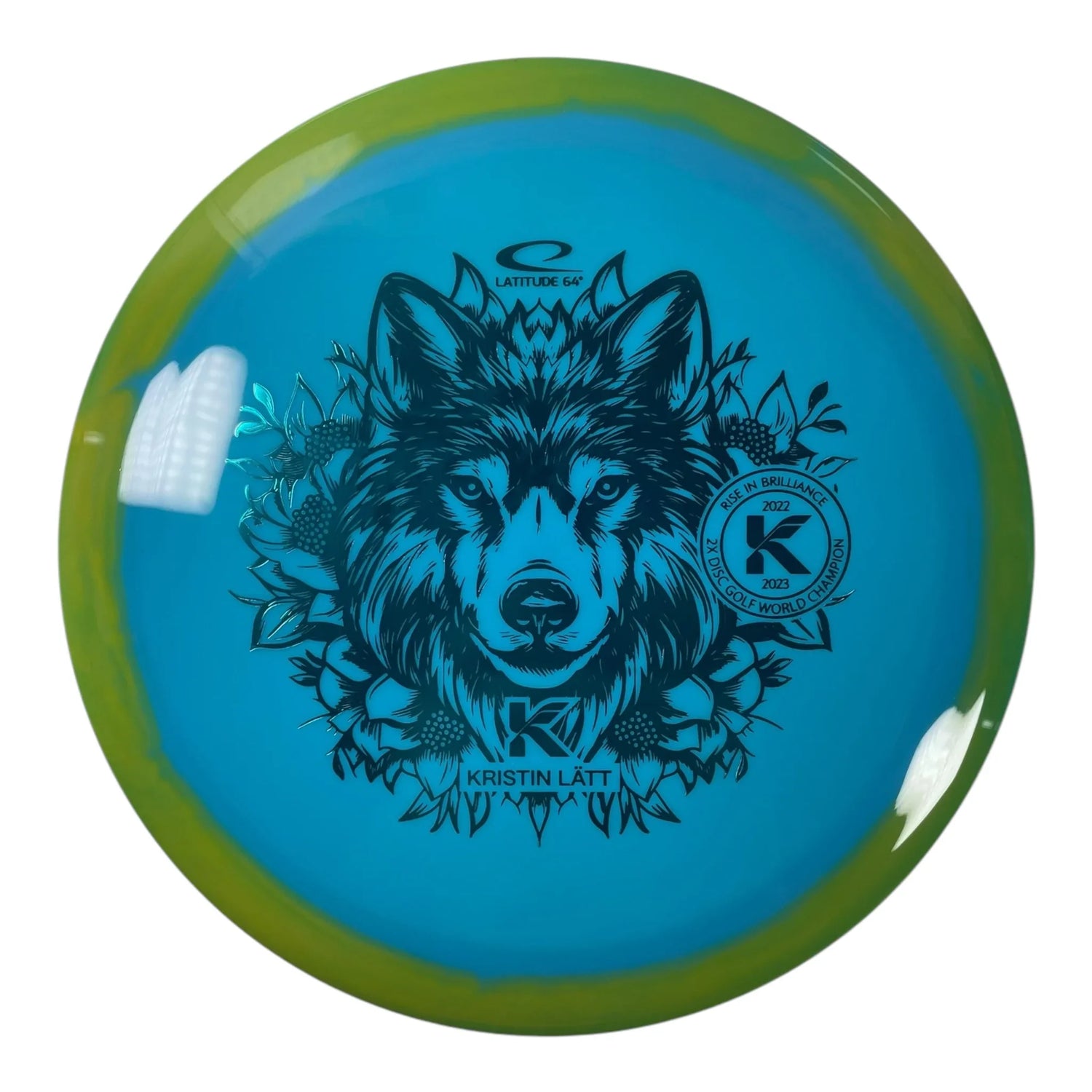Latitude 64 Grace | Grand Orbit | Blue/Green 175g (Kristin Latt) Disc Golf