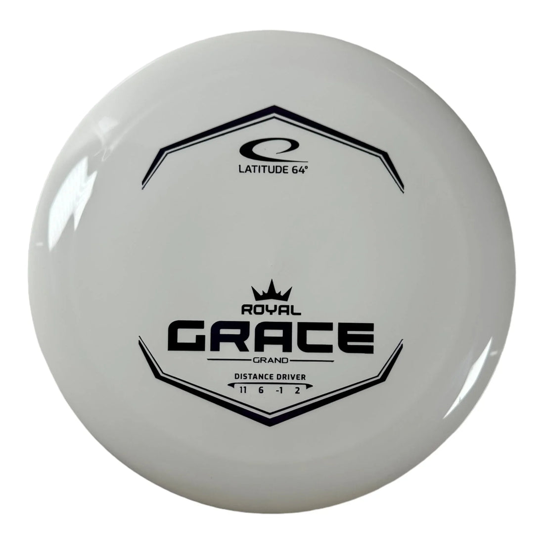 Latitude 64 Grace | Royal Grand | White/Purple 173g Disc Golf