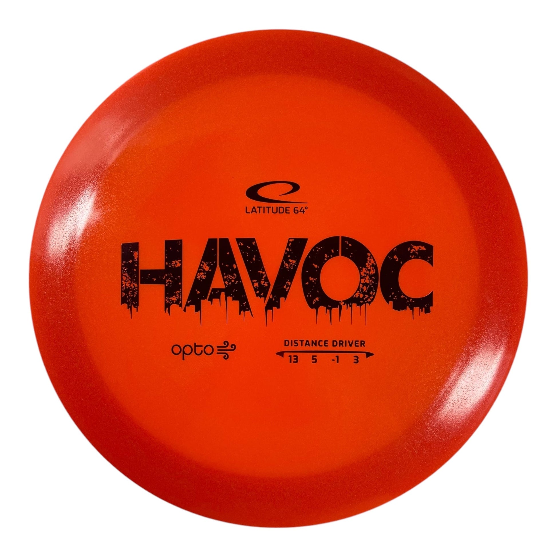 Latitude 64 Havoc | Opto Air | Orange/Red 158g Disc Golf