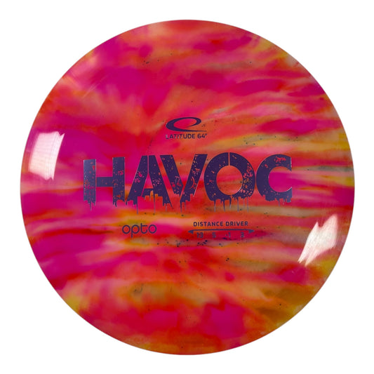 Latitude 64 Havoc | Opto | Pink/Purple 173g (Brainwave Dye) Disc Golf