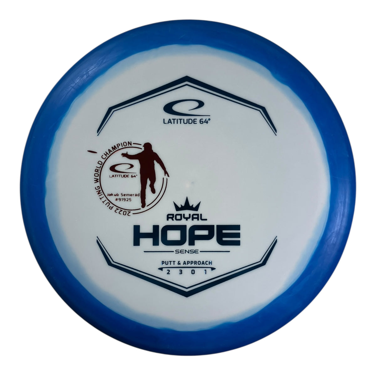 Latitude 64 Hope - Used Like New | Royal Sense Orbit | Blue/White 173g (Jakub Semerad 2022) Disc Golf