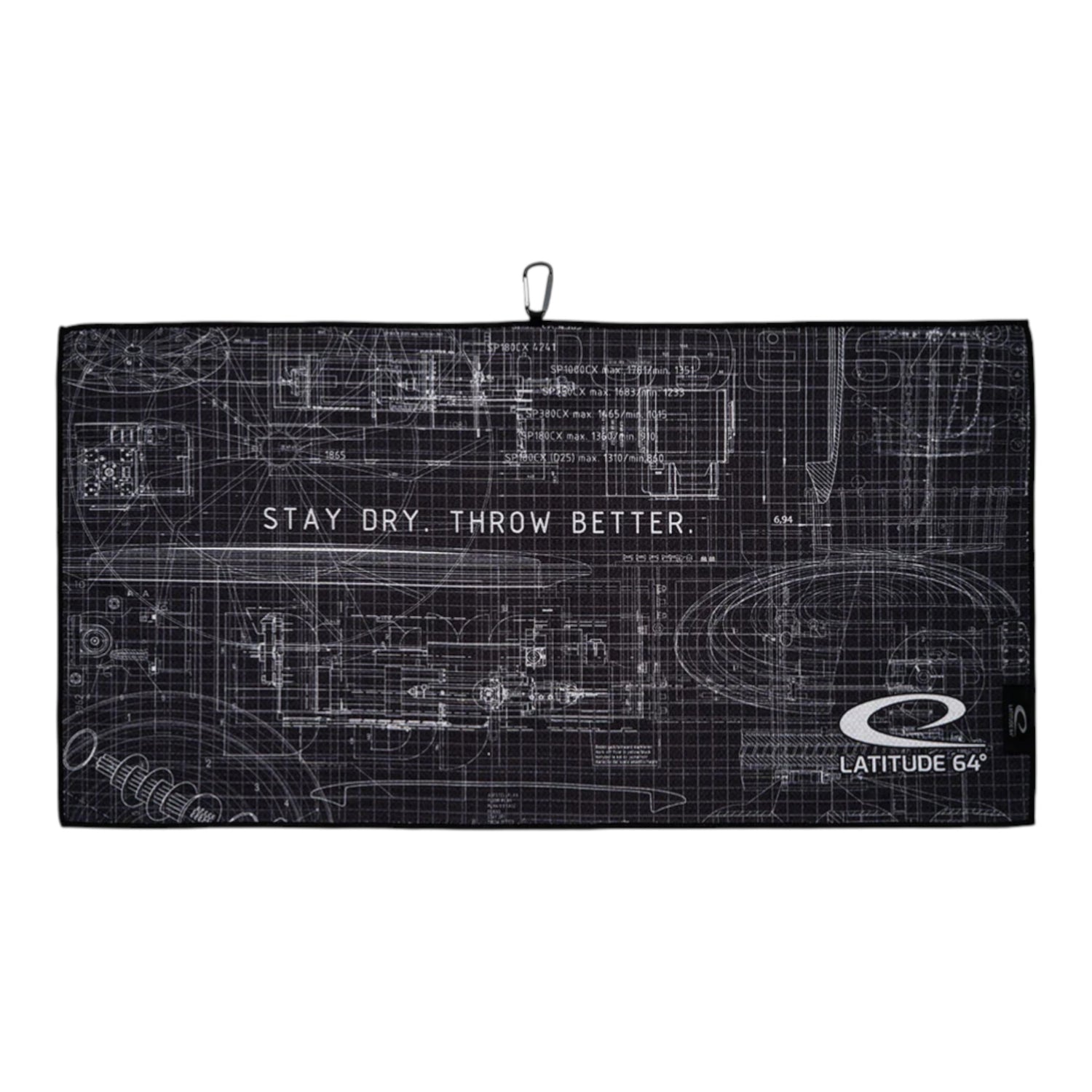 Latitude 64 Latitude 64 Microfiber Waffle Towel (Stay Dry Tech) Disc Golf