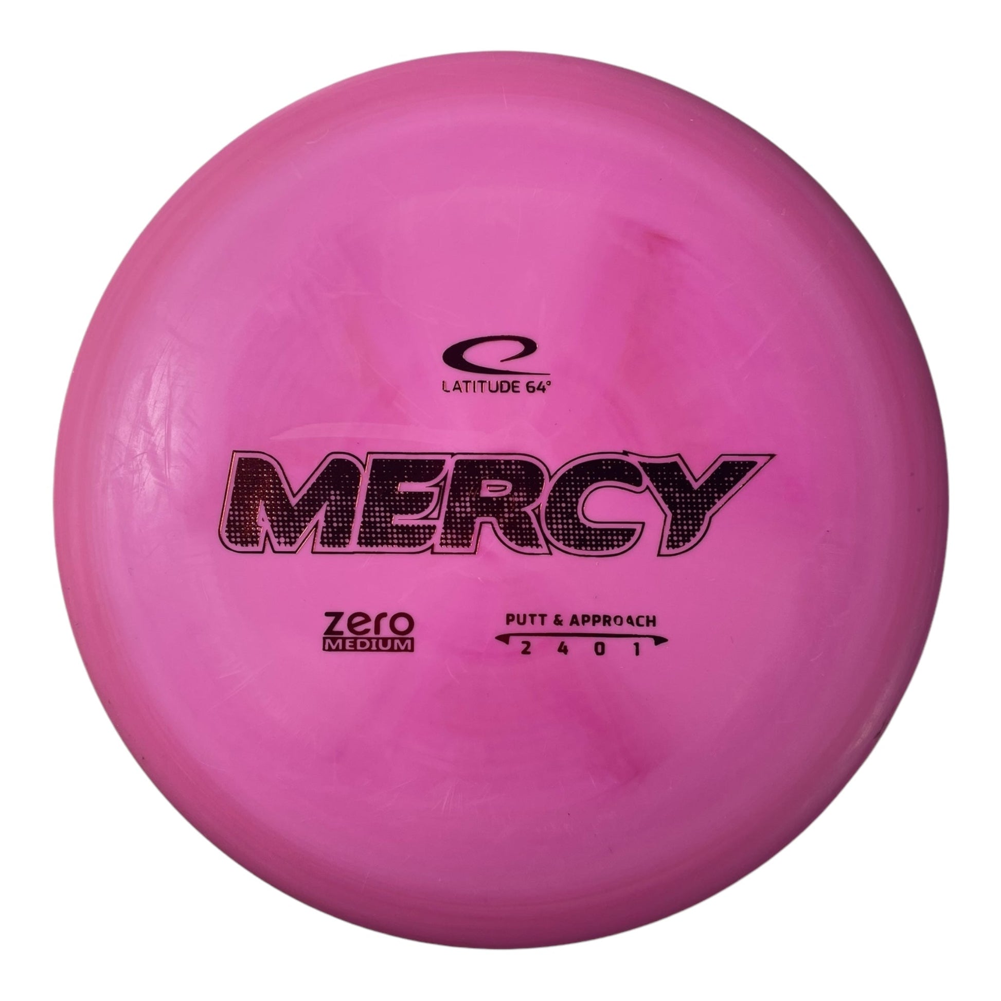 Latitude 64 Mercy | Zero Medium | Pink/Red 174g Disc Golf