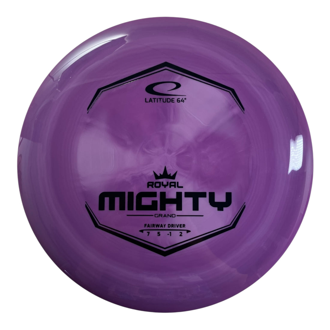 Latitude 64 Mighty | Royal Grand | Purple/Black 175g Disc Golf