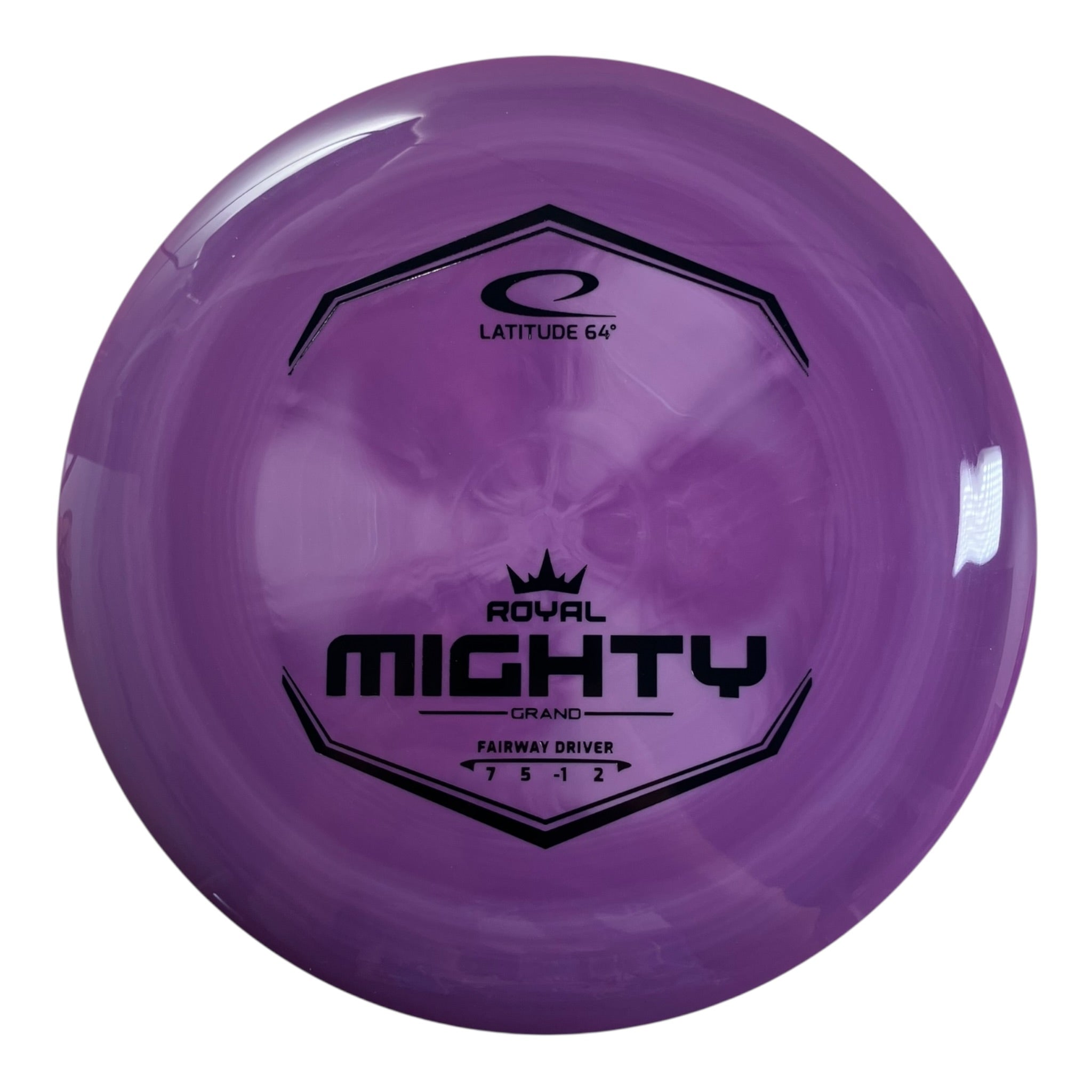 Latitude 64 Mighty | Royal Grand | Purple/Black 175g Disc Golf