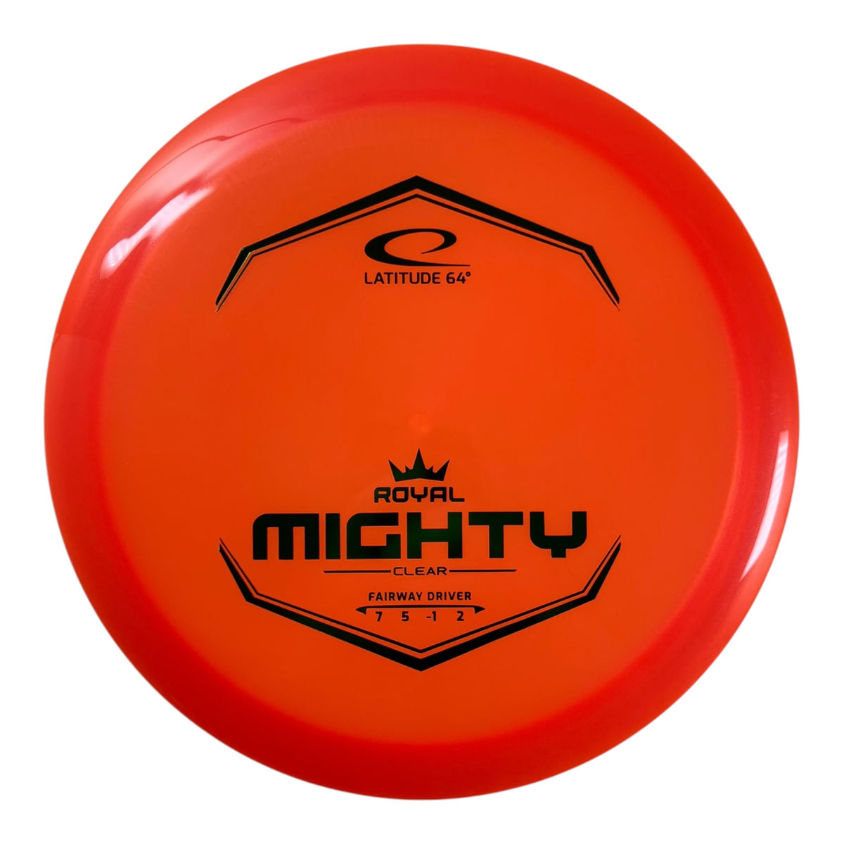Latitude 64 Mighty | Royal Clear | Orange/Green 174g Disc Golf