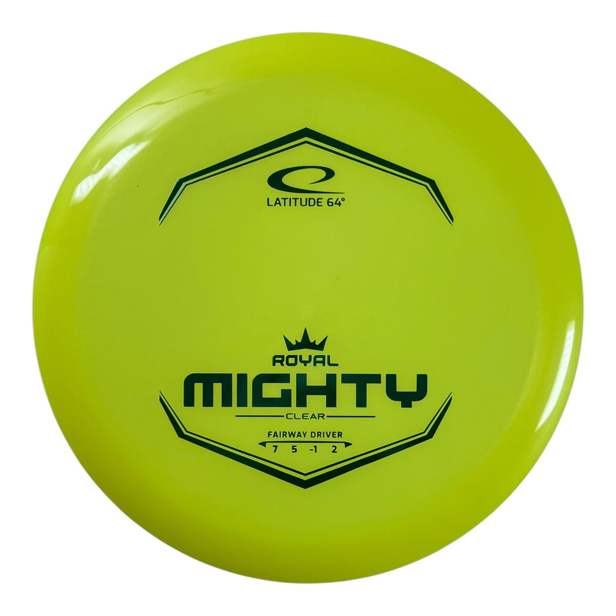Latitude 64 Mighty | Royal Clear | Yellow/Blue 175g Disc Golf