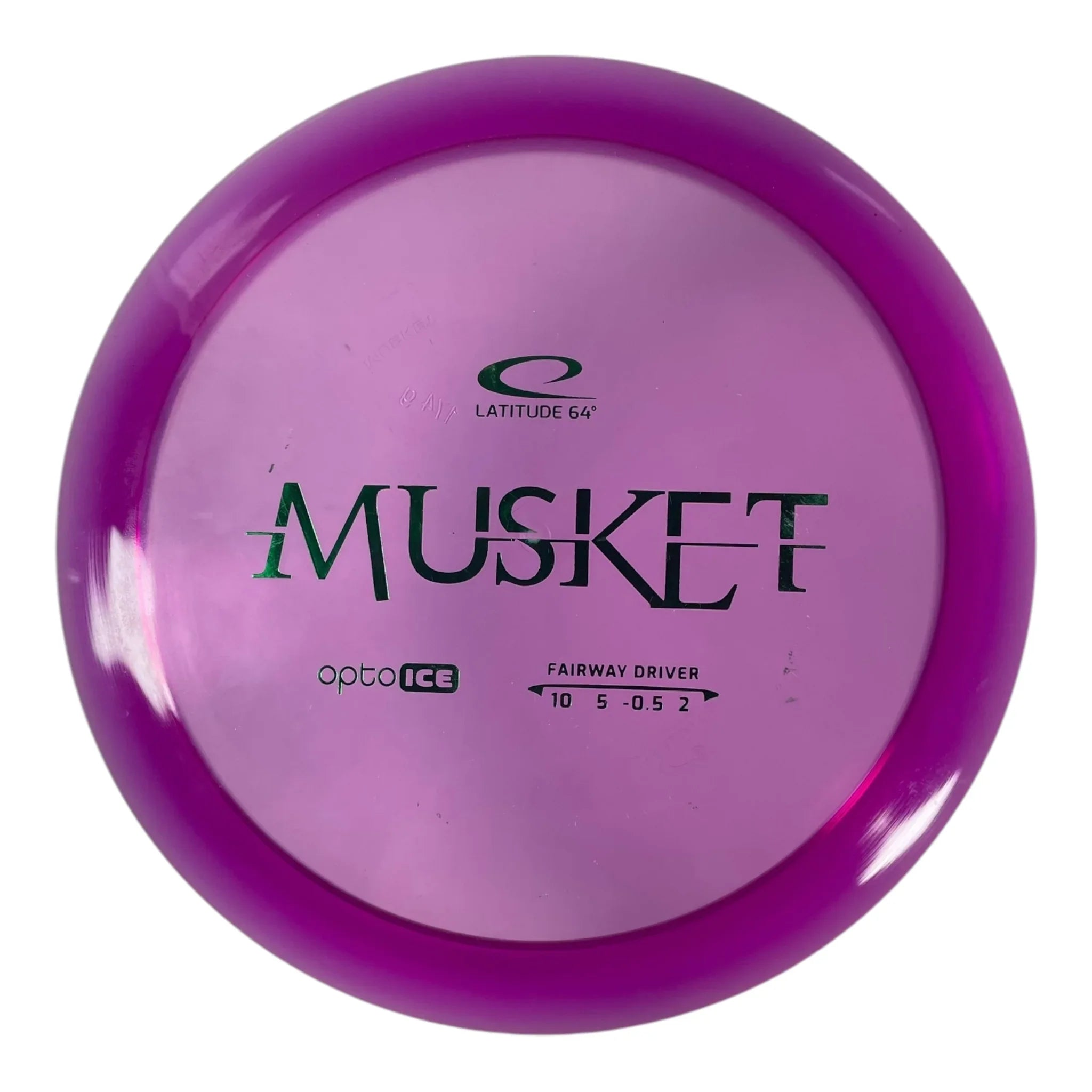 Latitude 64 Musket | Opto-Ice | Purple/Green 174g Disc Golf