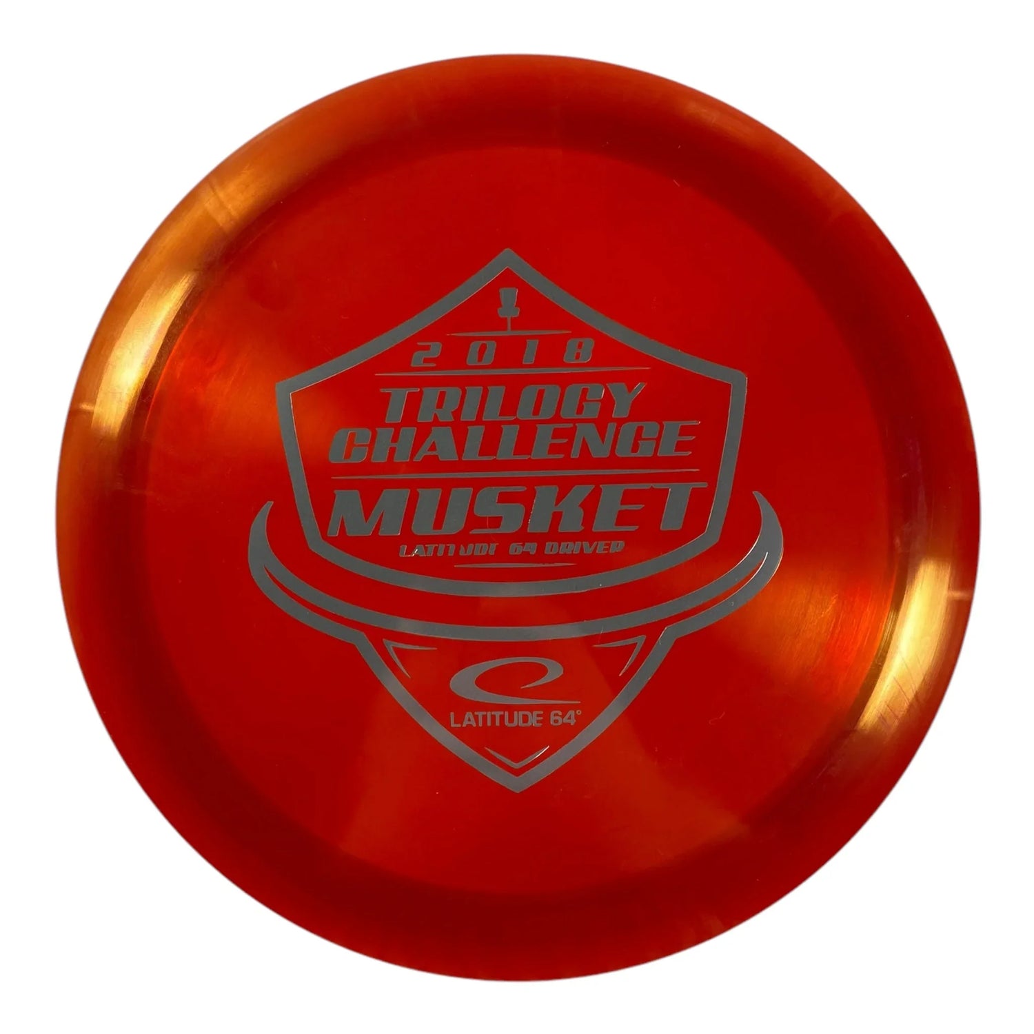 Latitude 64 Musket | Opto | Red/Silver 174g (2018 Trilogy Challenge) Disc Golf