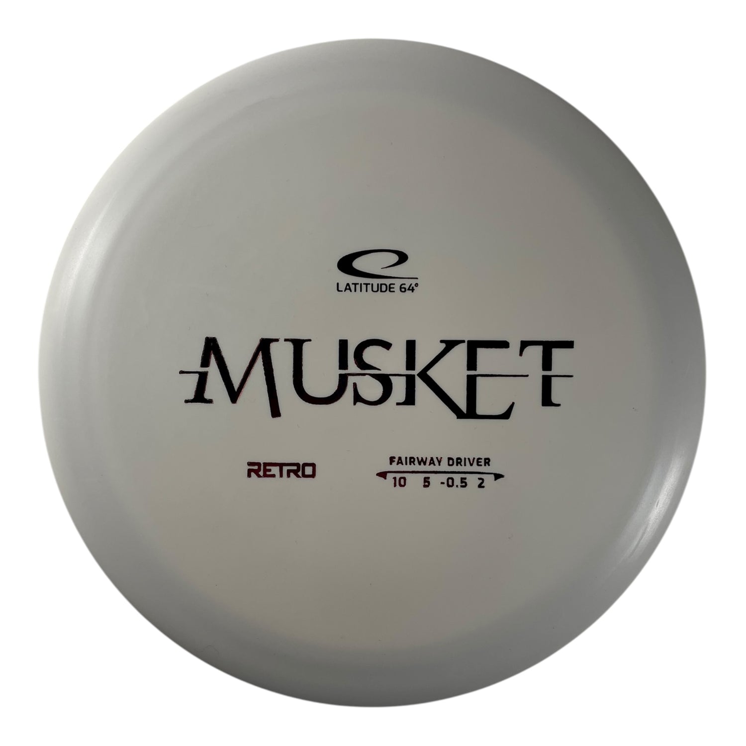 Latitude 64 Musket | Retro | White/Red 174g Disc Golf