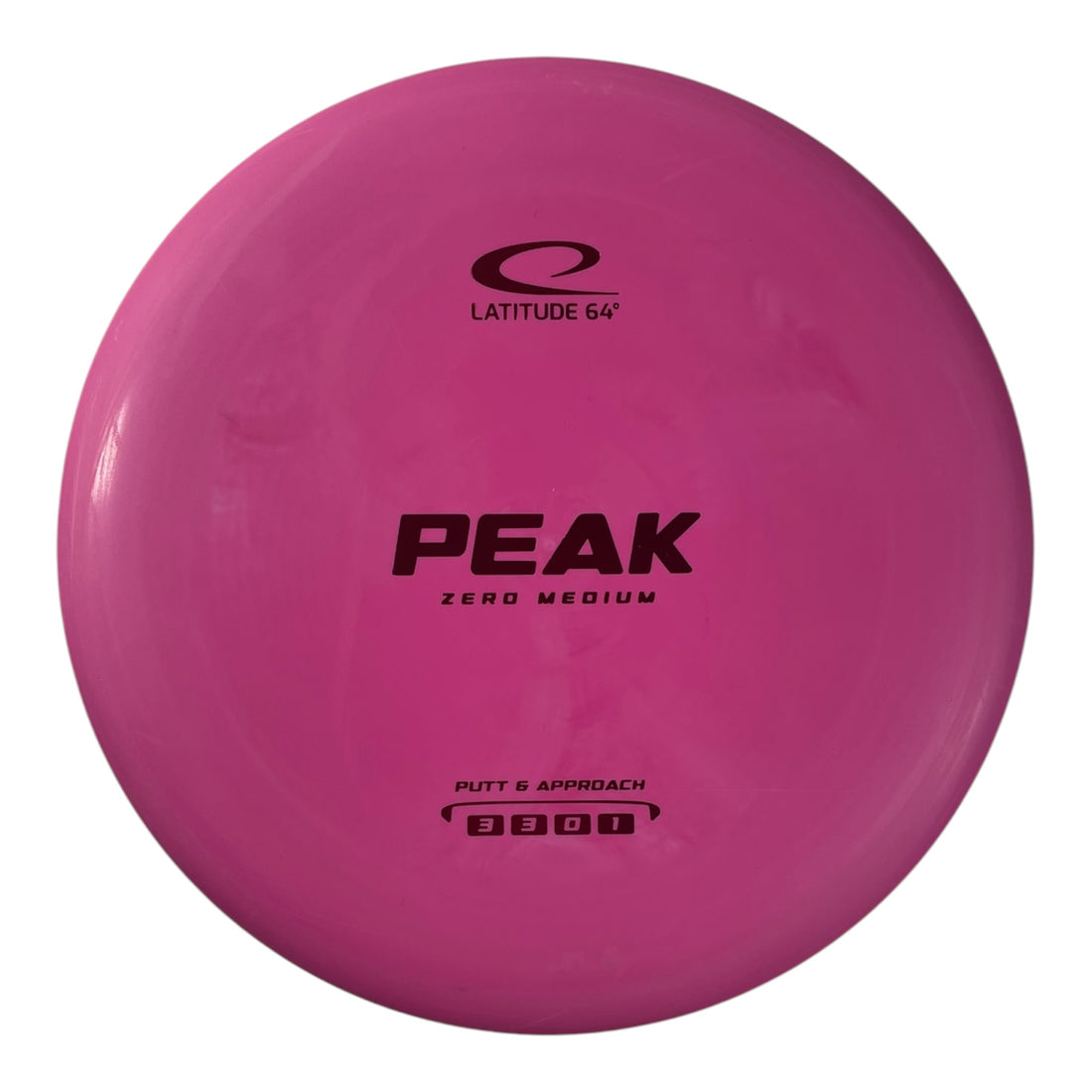 Latitude 64 Peak | Zero Medium | Pink/Red 174g Disc Golf