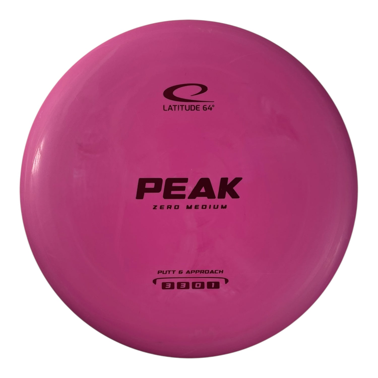 Latitude 64 Peak | Zero Medium | Pink/Red 174g Disc Golf