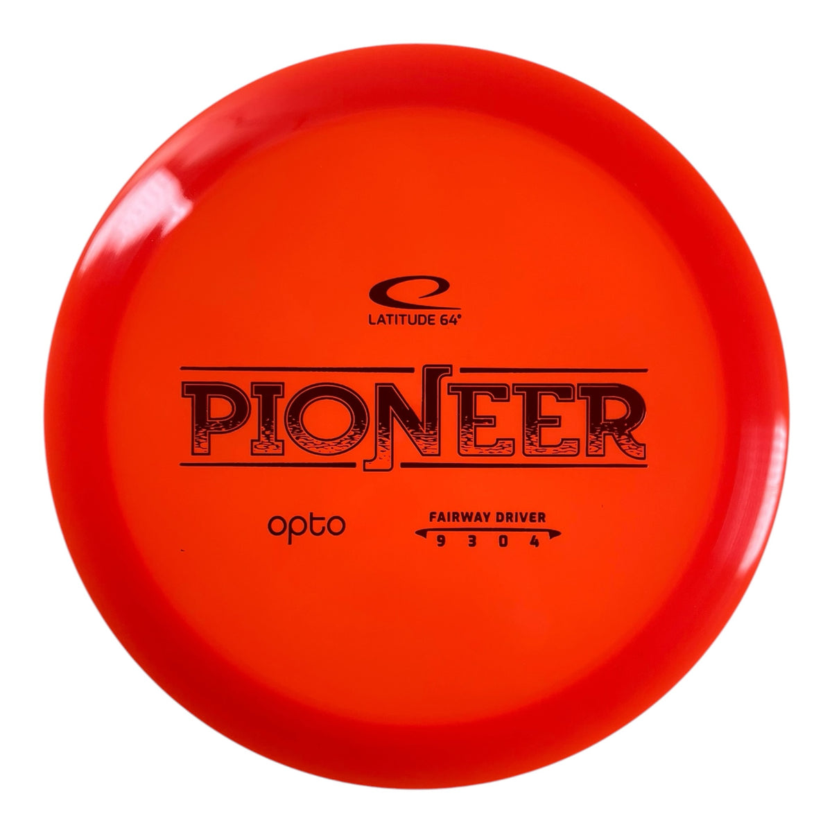 Latitude 64 Pioneer | Opto | Orange/Red 174g Disc Golf
