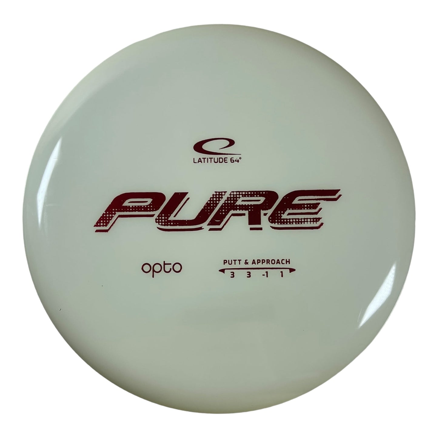 Latitude 64 Pure | Opto | White/Red 174g Disc Golf