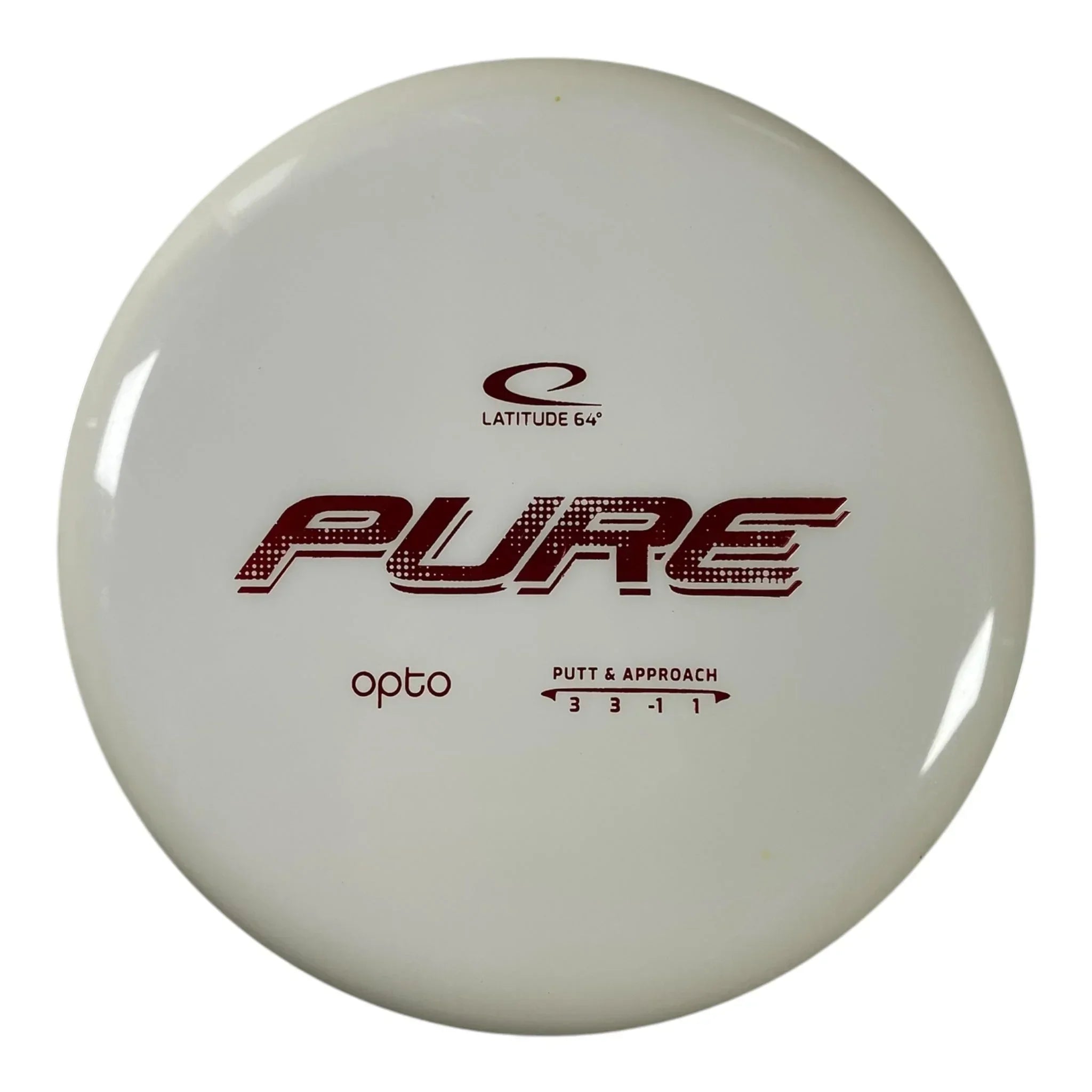 Latitude 64 Pure | Opto | White/Red 173g Disc Golf