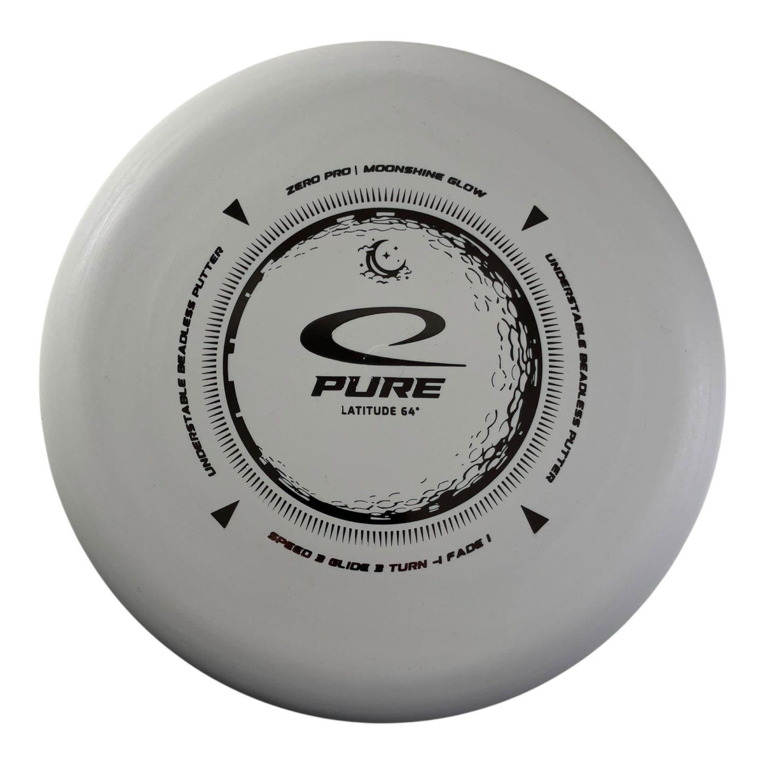 Latitude 64 Pure | Zero Medium Moonshine | White/Gold 175g Disc Golf