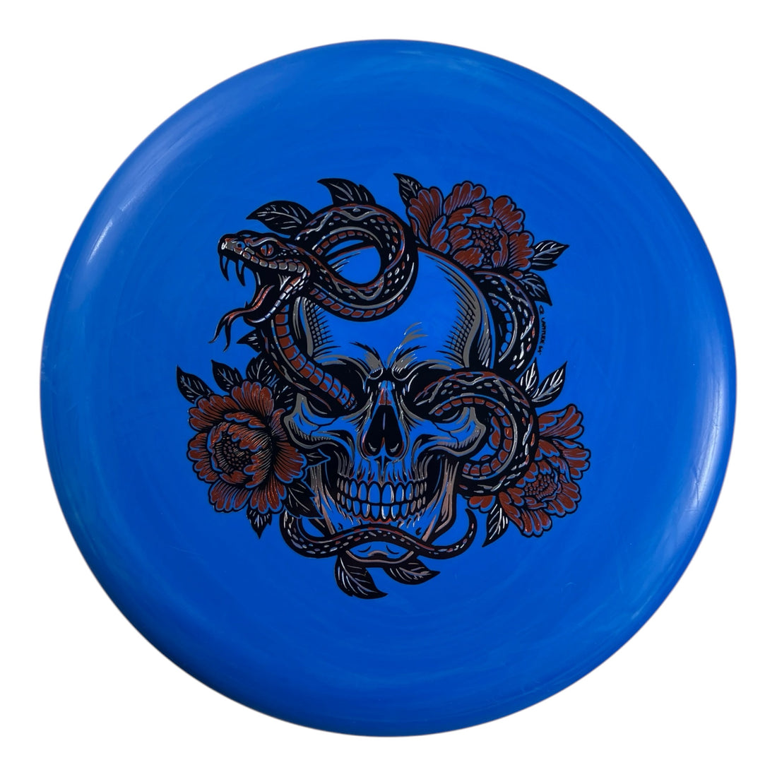 Latitude 64 Pure | Zero Medium | Blue/Bronze 173g (Skull) Disc Golf