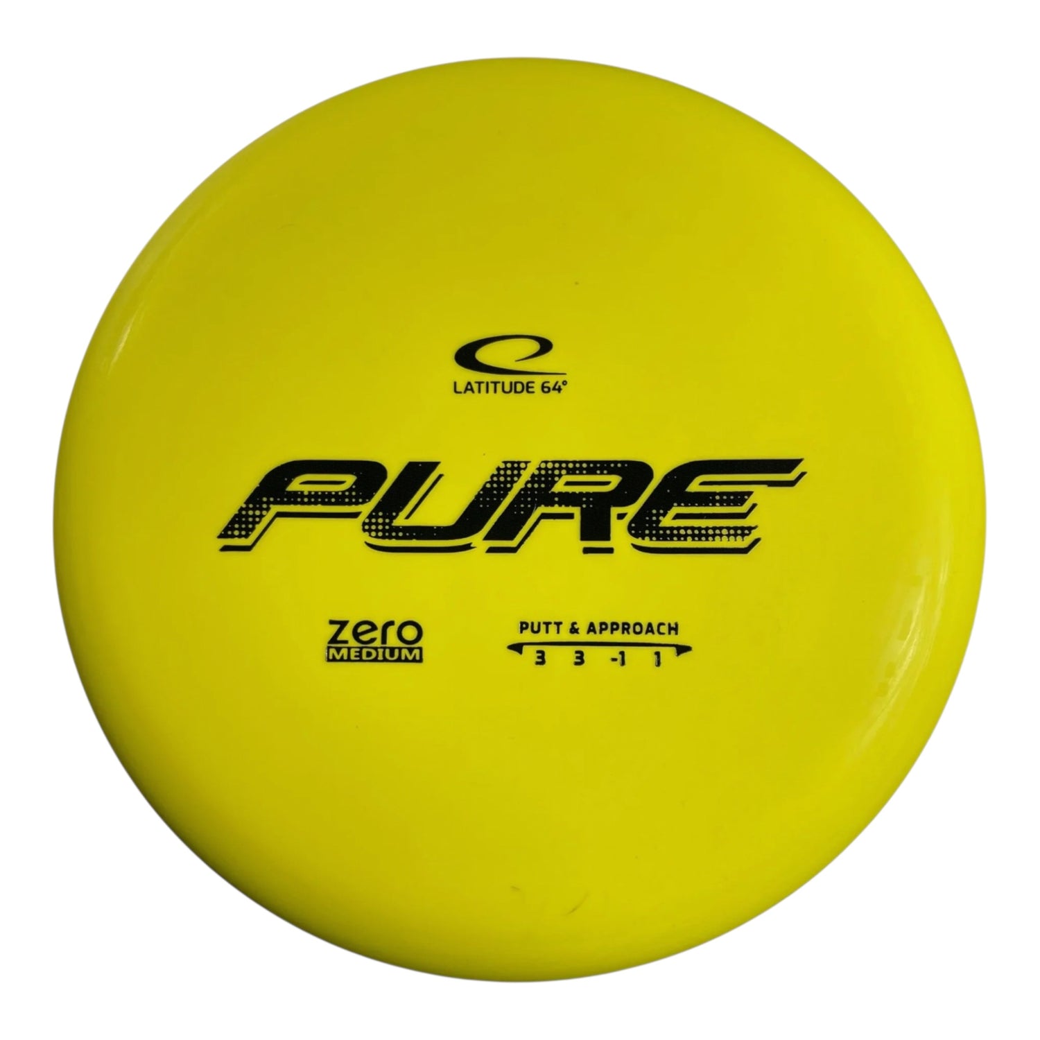 Latitude 64 Pure | Zero Medium | Yellow/Black 173g Disc Golf