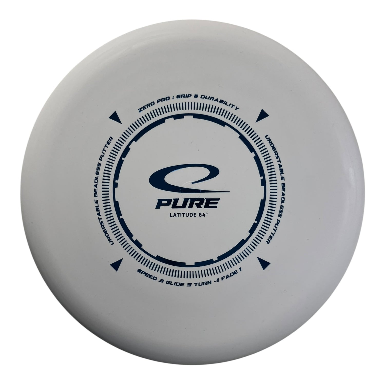 Latitude 64 Pure | Zero Pro | White/Blue 173g Disc Golf