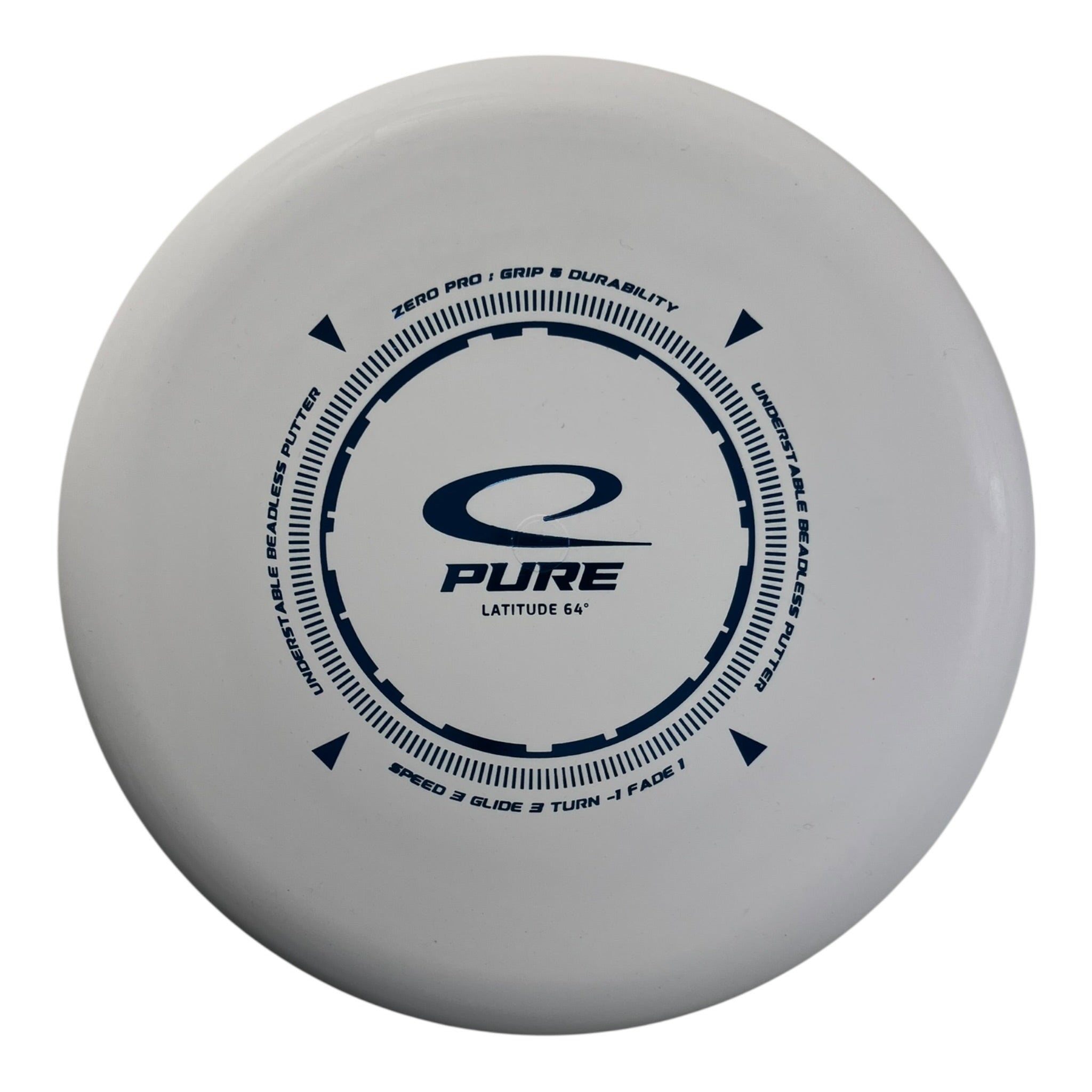 Latitude 64 Pure | Zero Pro | White/Blue 173g Disc Golf