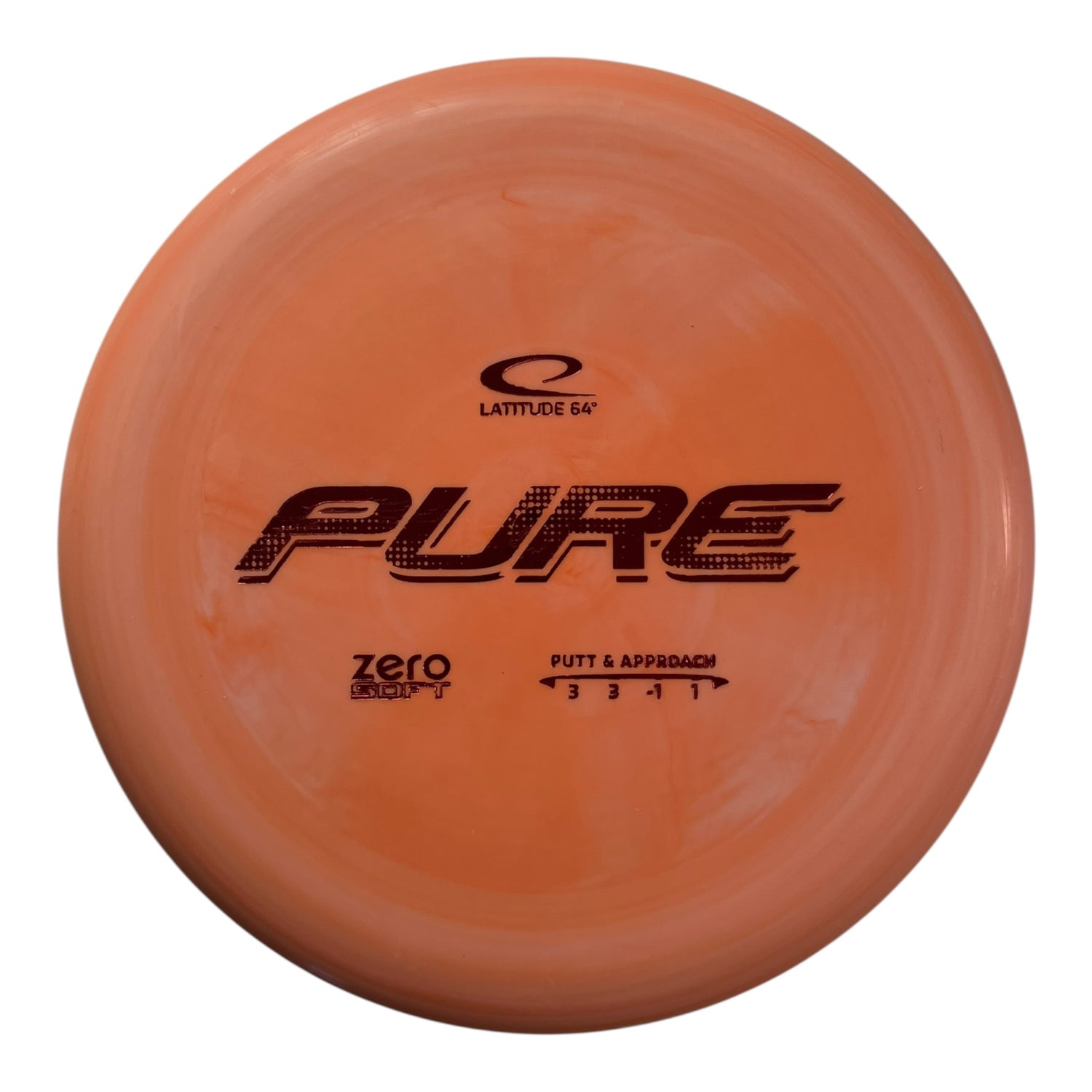 Latitude 64 Pure | Zero Soft | Orange/Red 174-176g Disc Golf