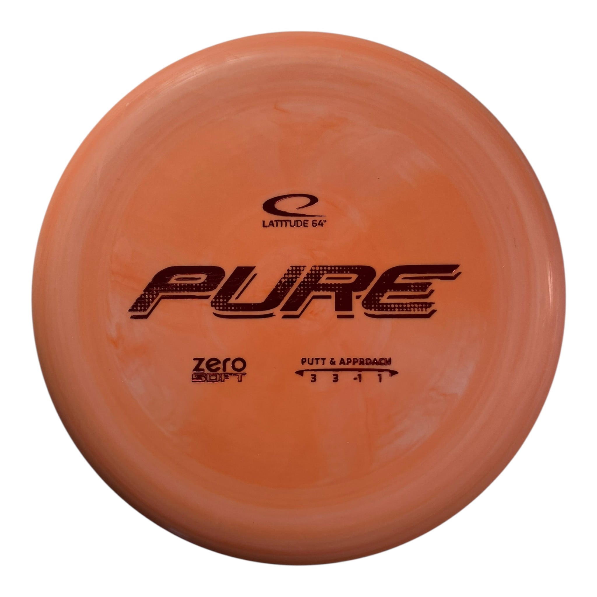 Latitude 64 Pure | Zero Soft | Orange/Red 174-176g Disc Golf