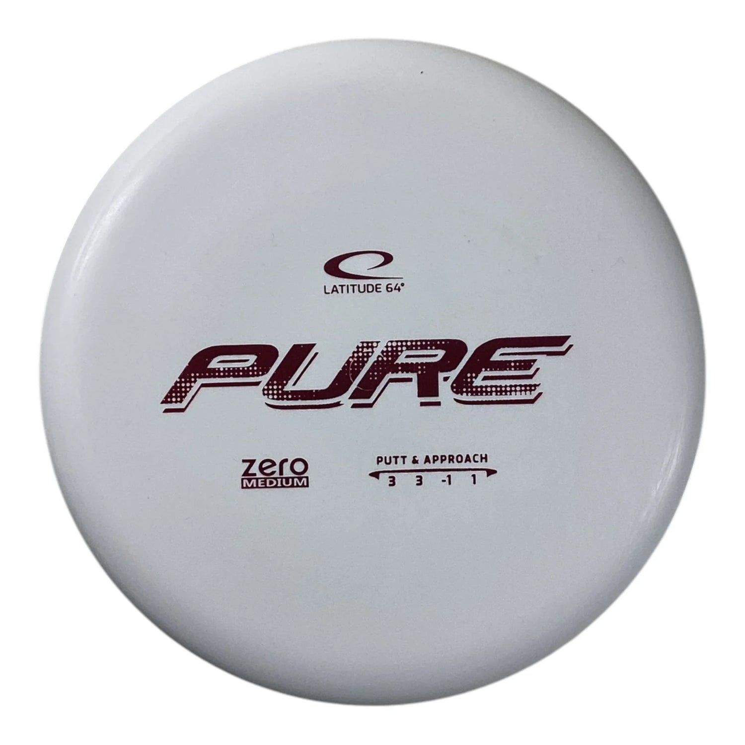 Latitude 64 Pure | Zero Soft | White/Red 174-176g Disc Golf