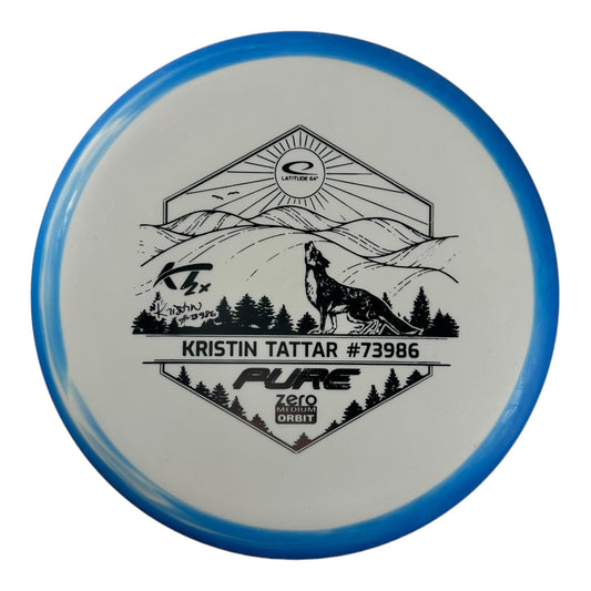 Latitude 64 Pure | Zero Medium Orbit | Blue/Silver 173g (Kristin Tattar) Disc Golf