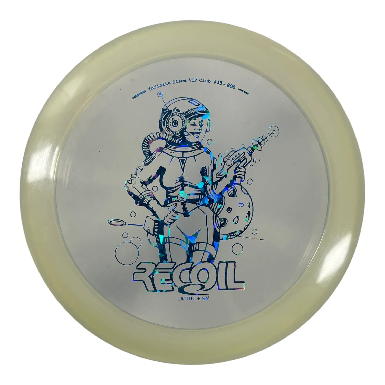 Latitude 64 Recoil | Opto | Clear/Blue Holo 174g (VIP Series 