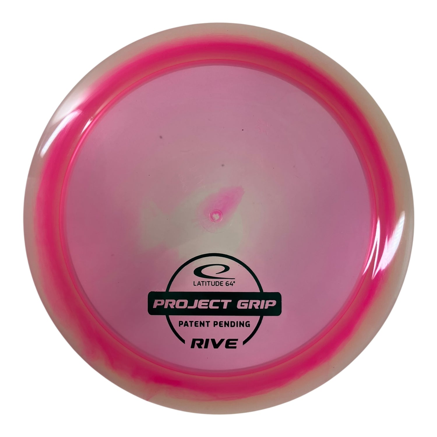 Latitude 64 Rive | Project Grip | Pink/Green 171g (Patent Pending) Disc Golf