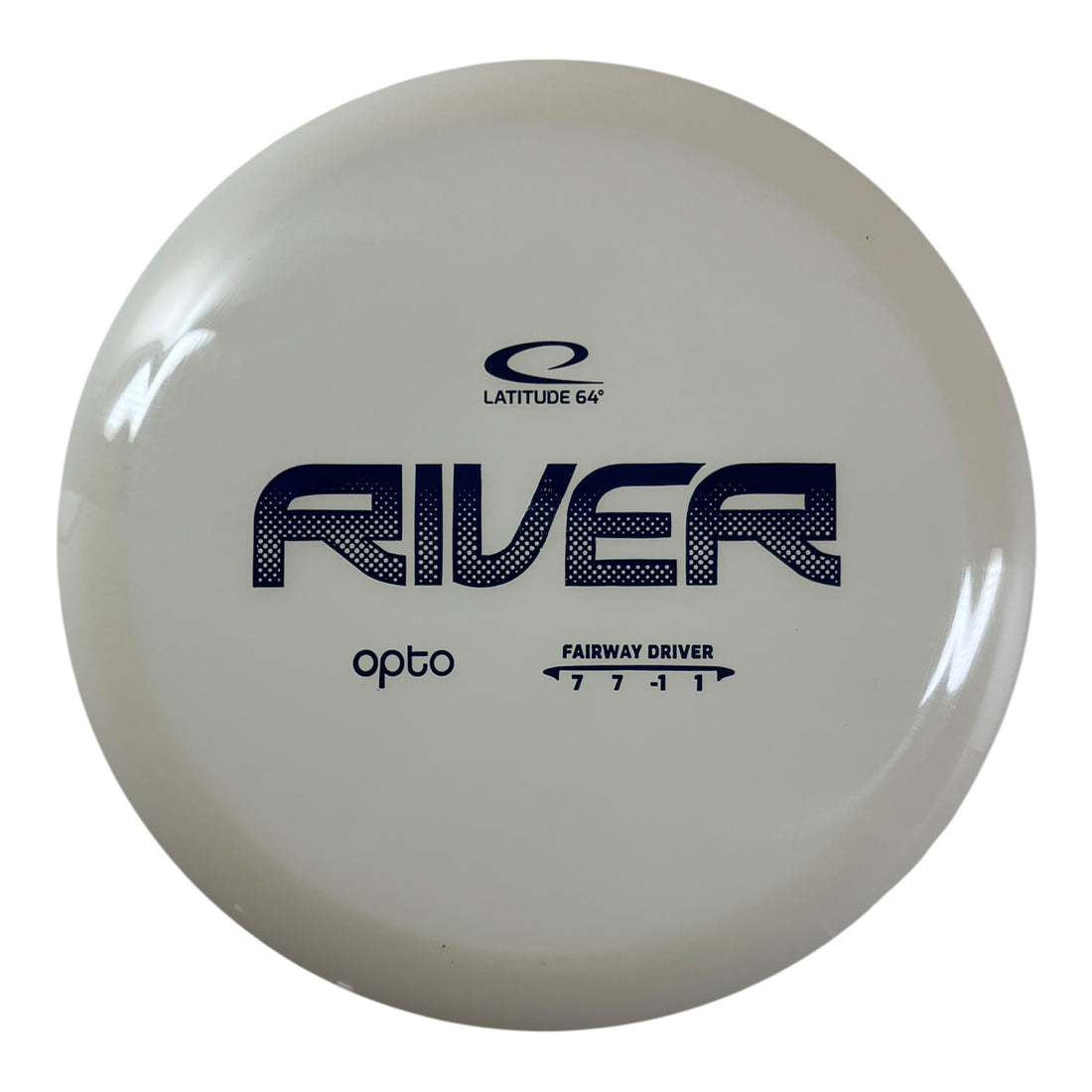 Latitude 64 River | Opto | White/Purple 168g Disc Golf