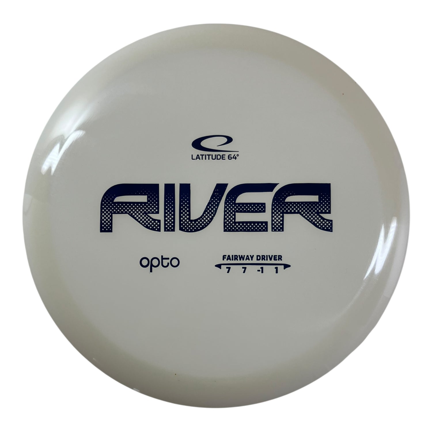 Latitude 64 River | Opto | White/Purple 168g Disc Golf