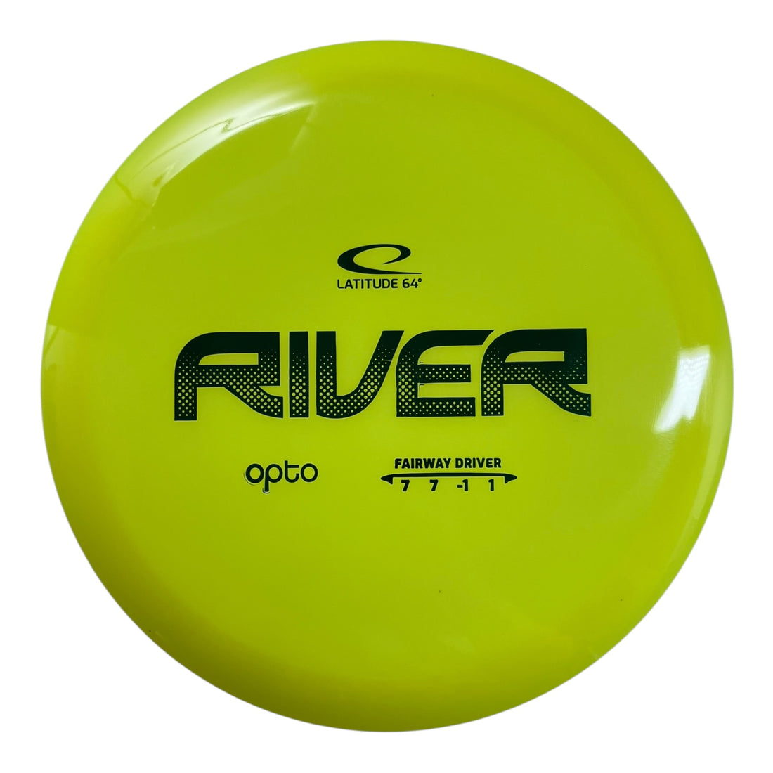 Latitude 64 River | Opto | Yellow/Green 173g Disc Golf