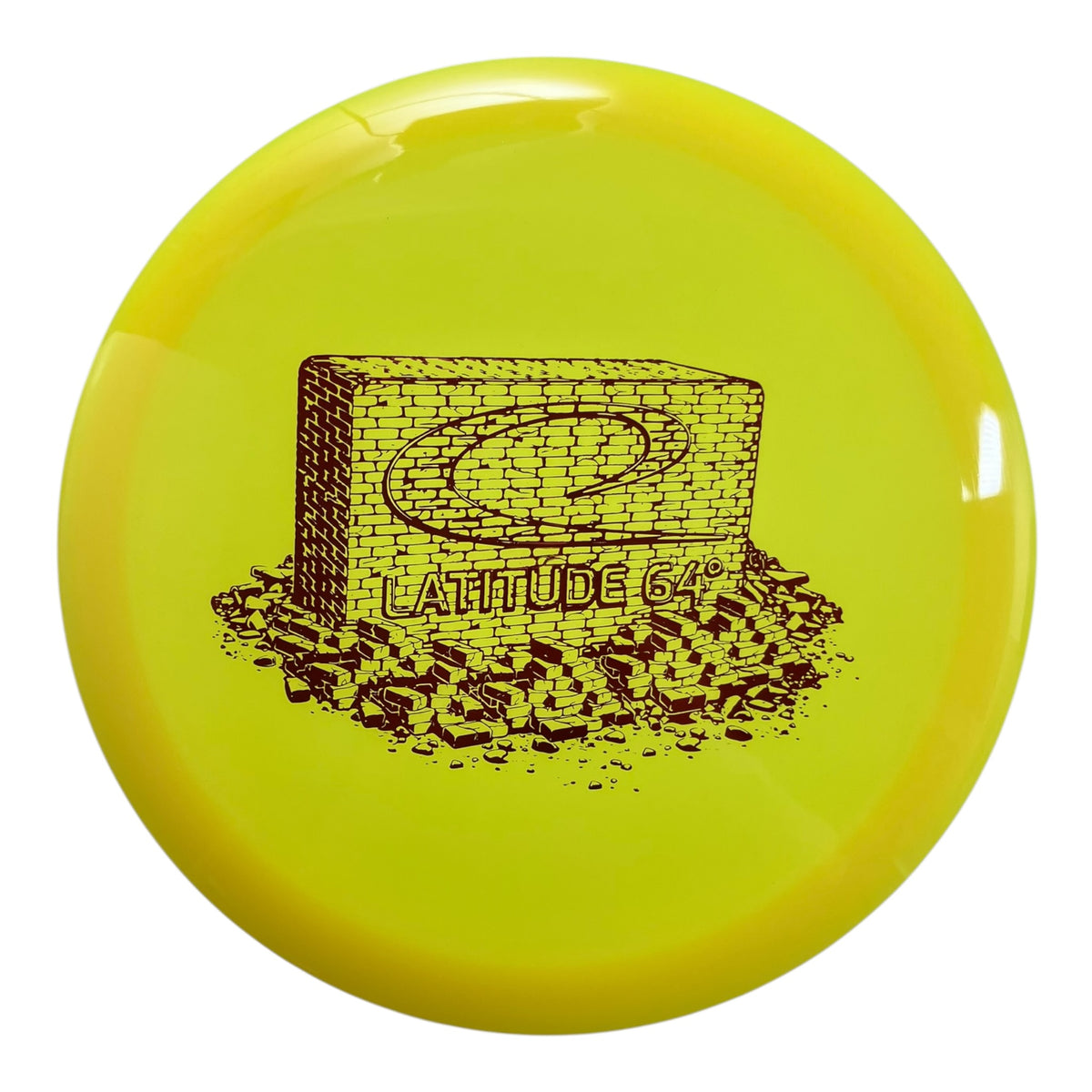 Latitude 64 River | Opto | Yellow/Red 175g (Brick &amp; Mortar Stamp) Disc Golf