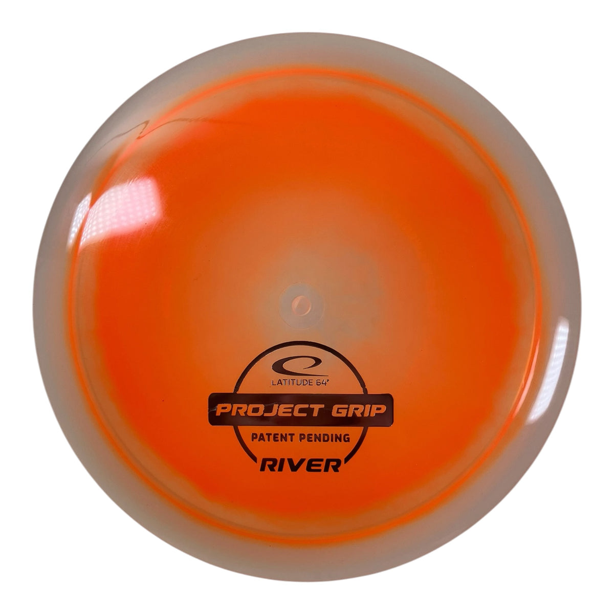 Latitude 64 River | Project Grip | Orange/Silver 174g (Patent Pending) Disc Golf